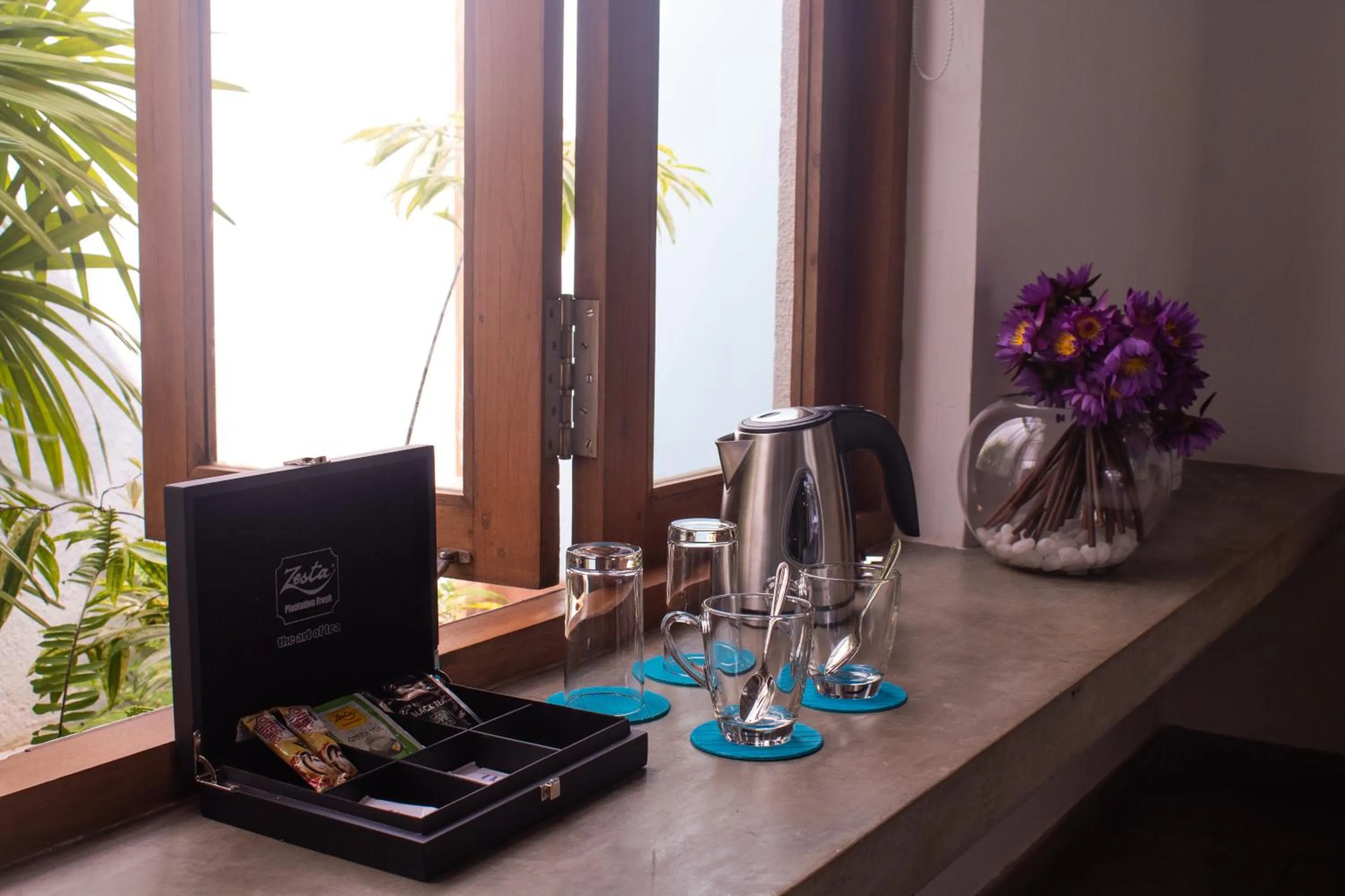 Coffee/tea facilities in Ubuntu Beach Villas by Reveal