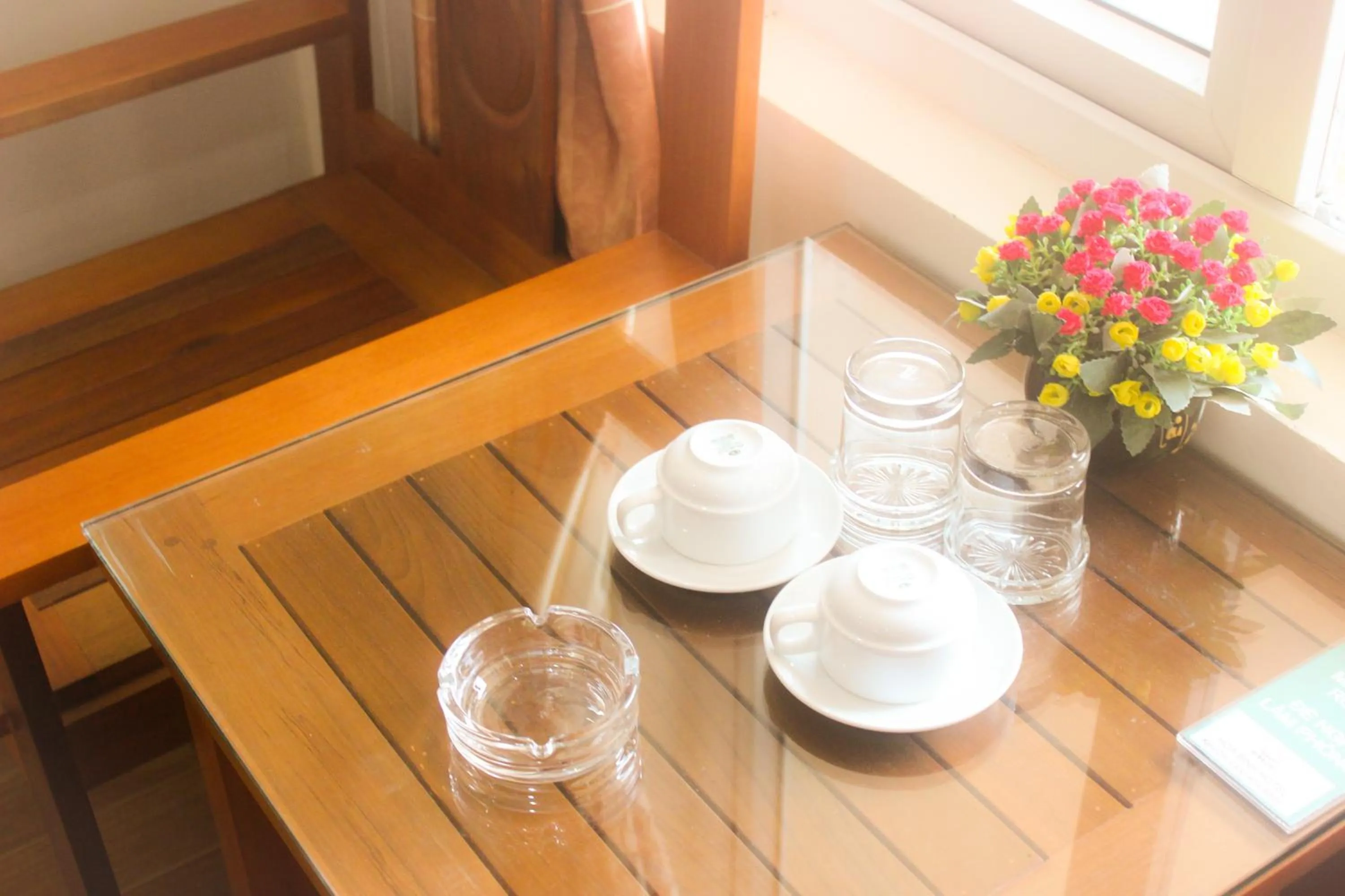 Decorative detail in Hoa Binh Hotel