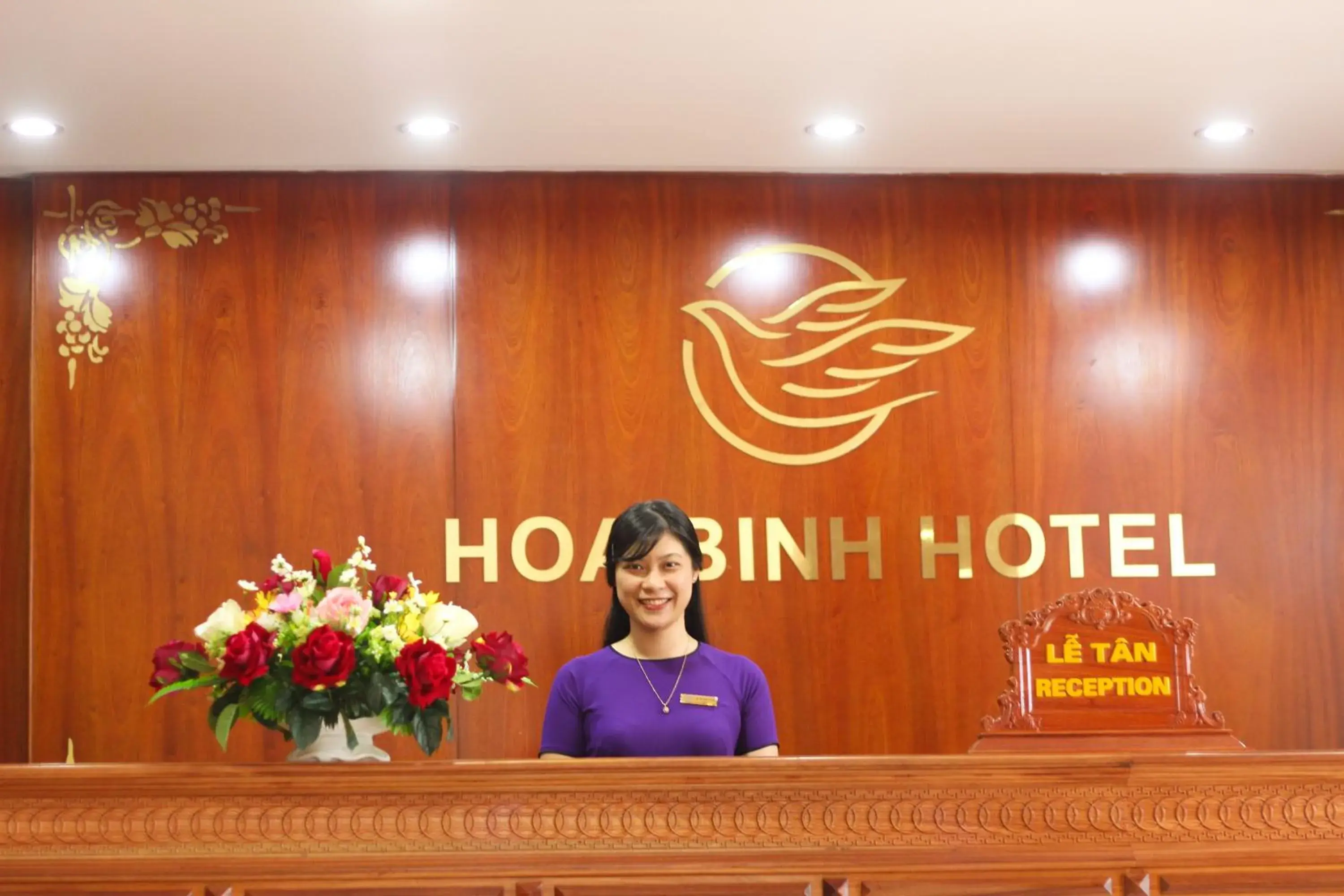 Lobby or reception in Hoa Binh Hotel Lobby or reception in Hoa Binh Hotel