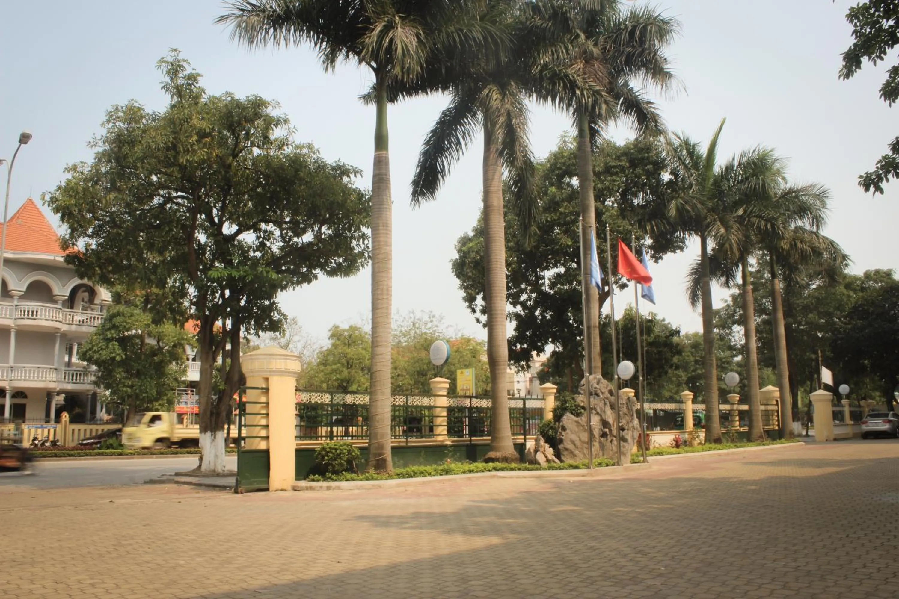 Patio in Hoa Binh Hotel