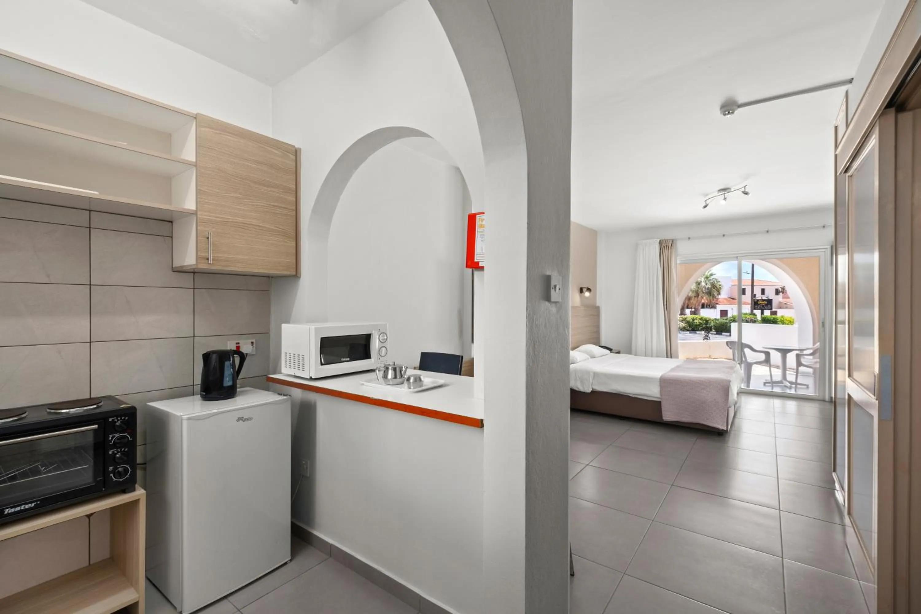 Kitchen or kitchenette in Pandream Hotel Apartments