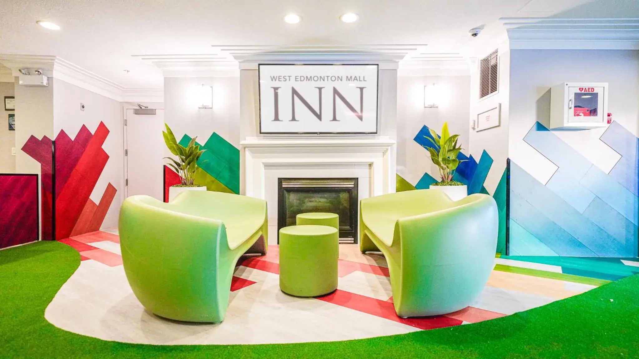 Lobby or reception in West Edmonton Mall Inn Lobby or reception in West Edmonton Mall Inn