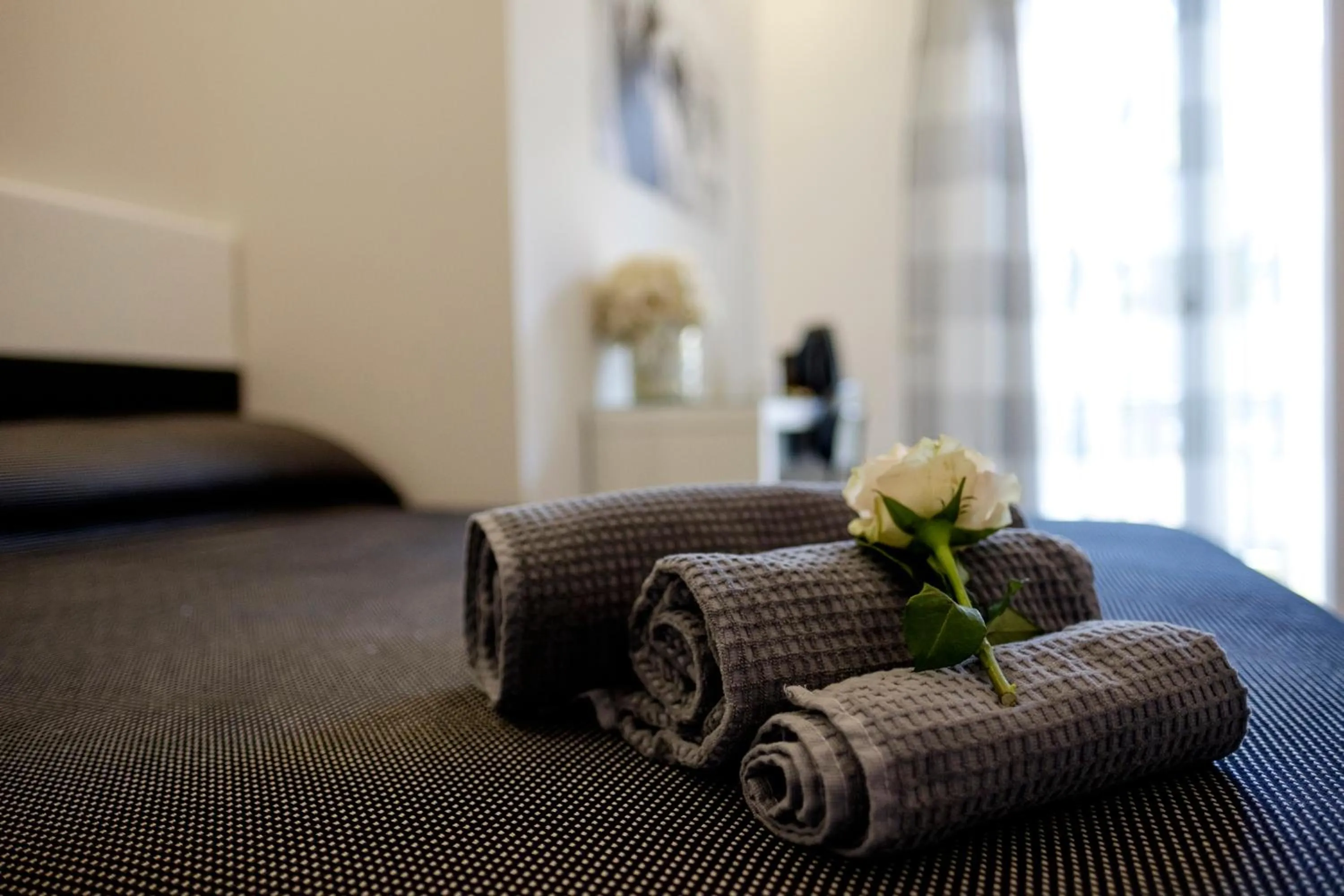 Decorative detail, Bed in B&B Corso Diaz