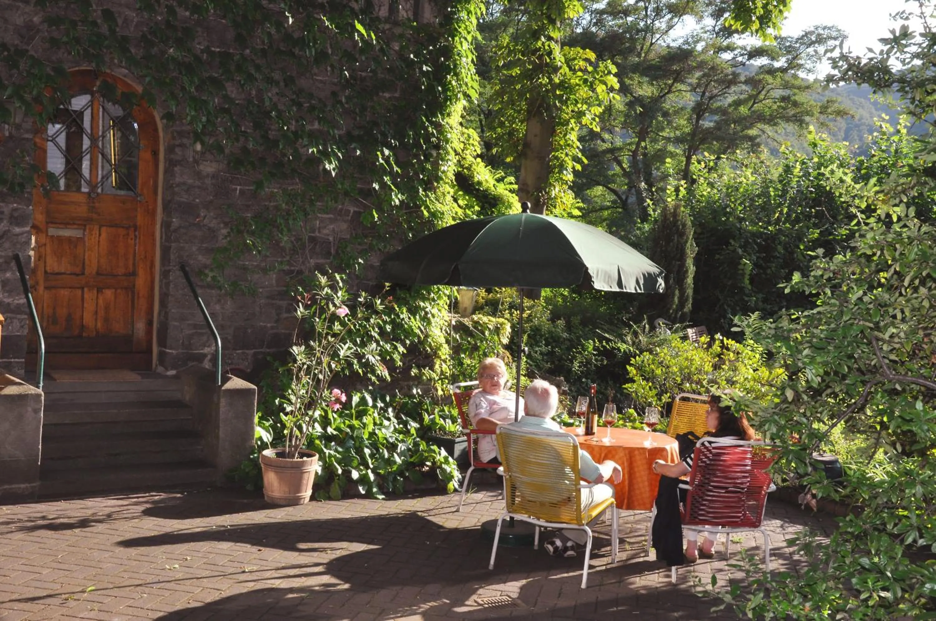 Patio in Pension Johanna