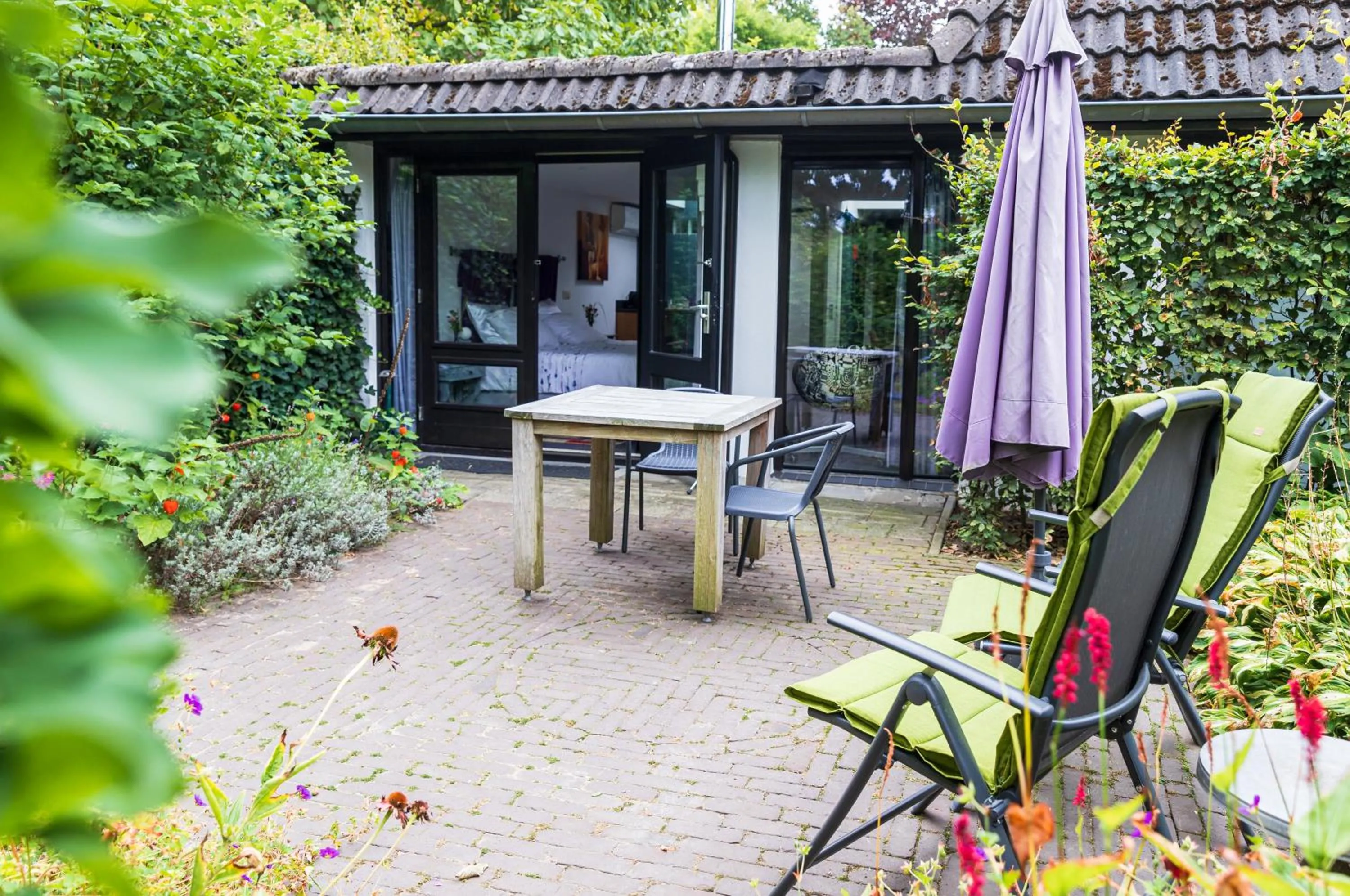 Balcony/Terrace in B&B van Dinter