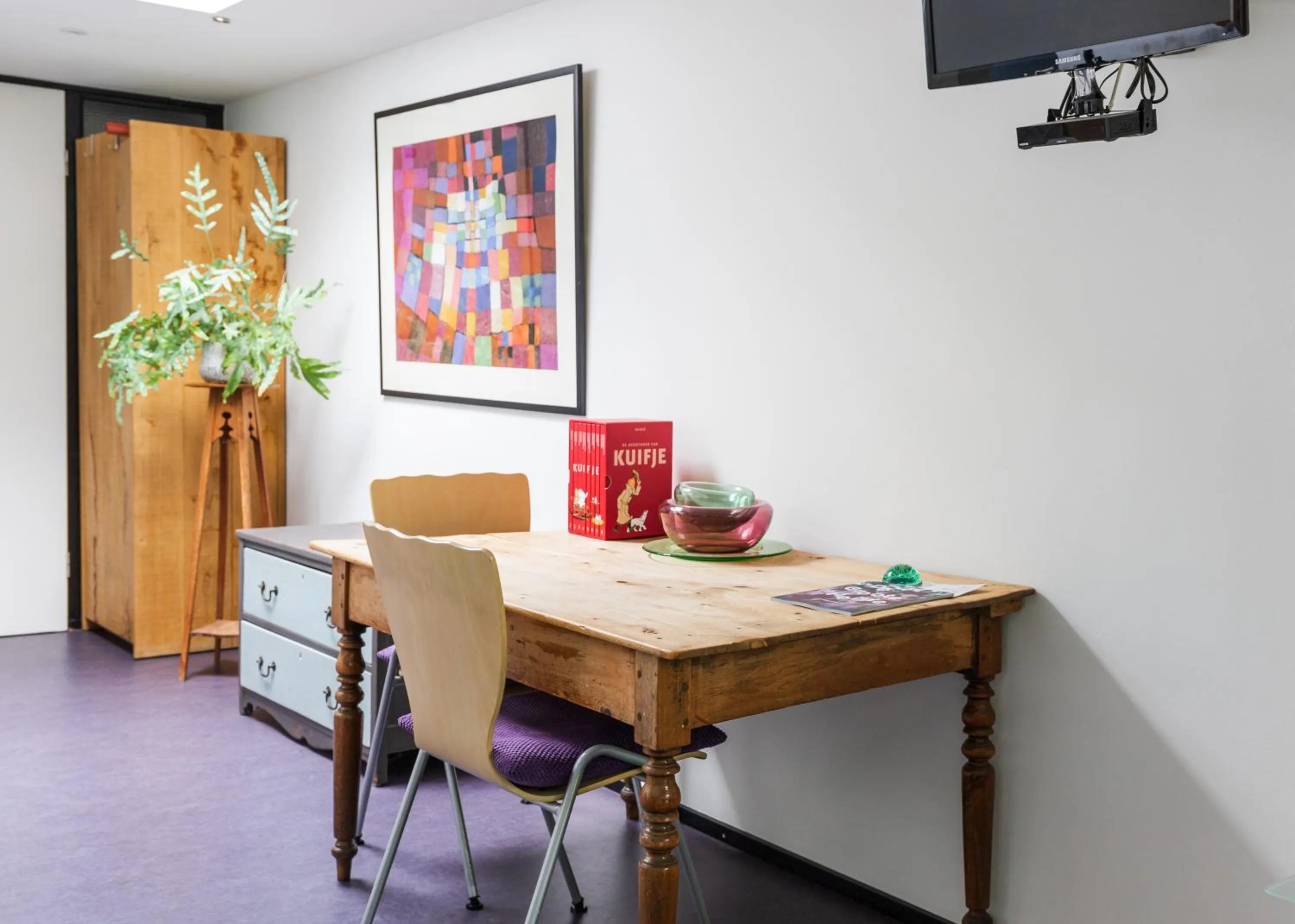 Seating area in B&B van Dinter