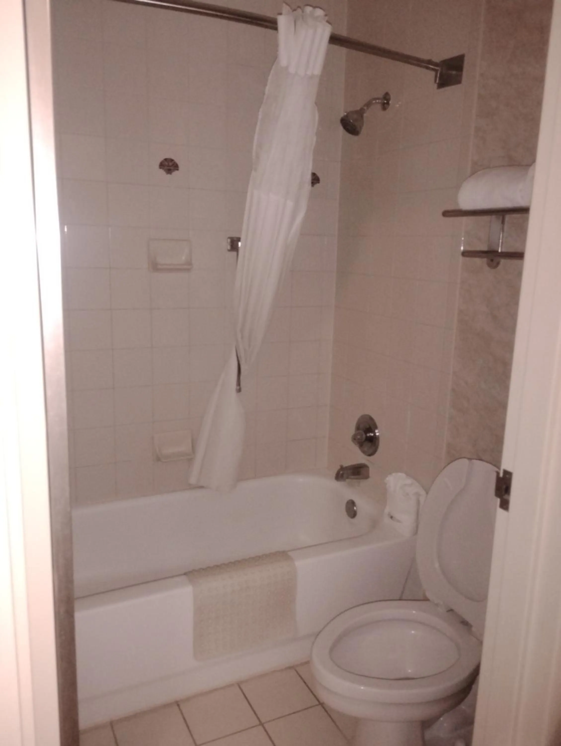 Toilet in Quality Inn Deming