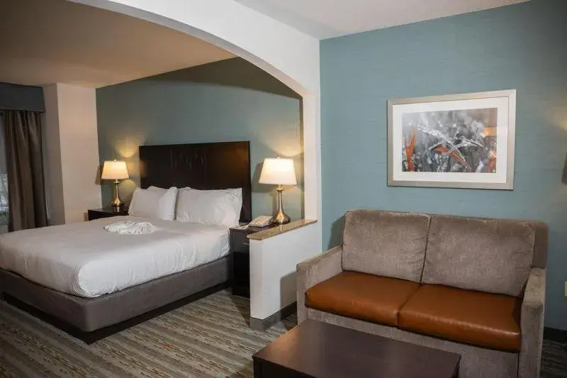 Toilet, Bed in Wyndham Garden Erie Toilet, Bed in Wyndham Garden Erie