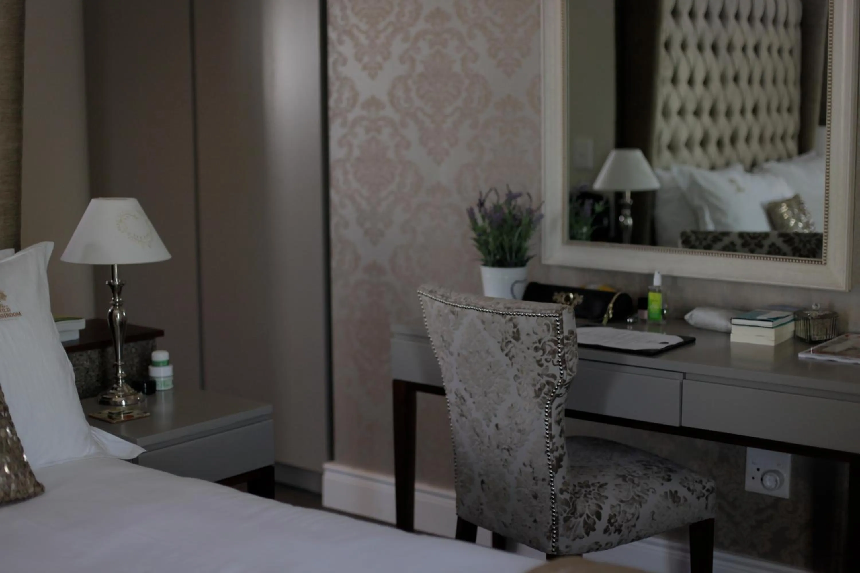 Decorative detail, Bed in Wild Mushroom Country House