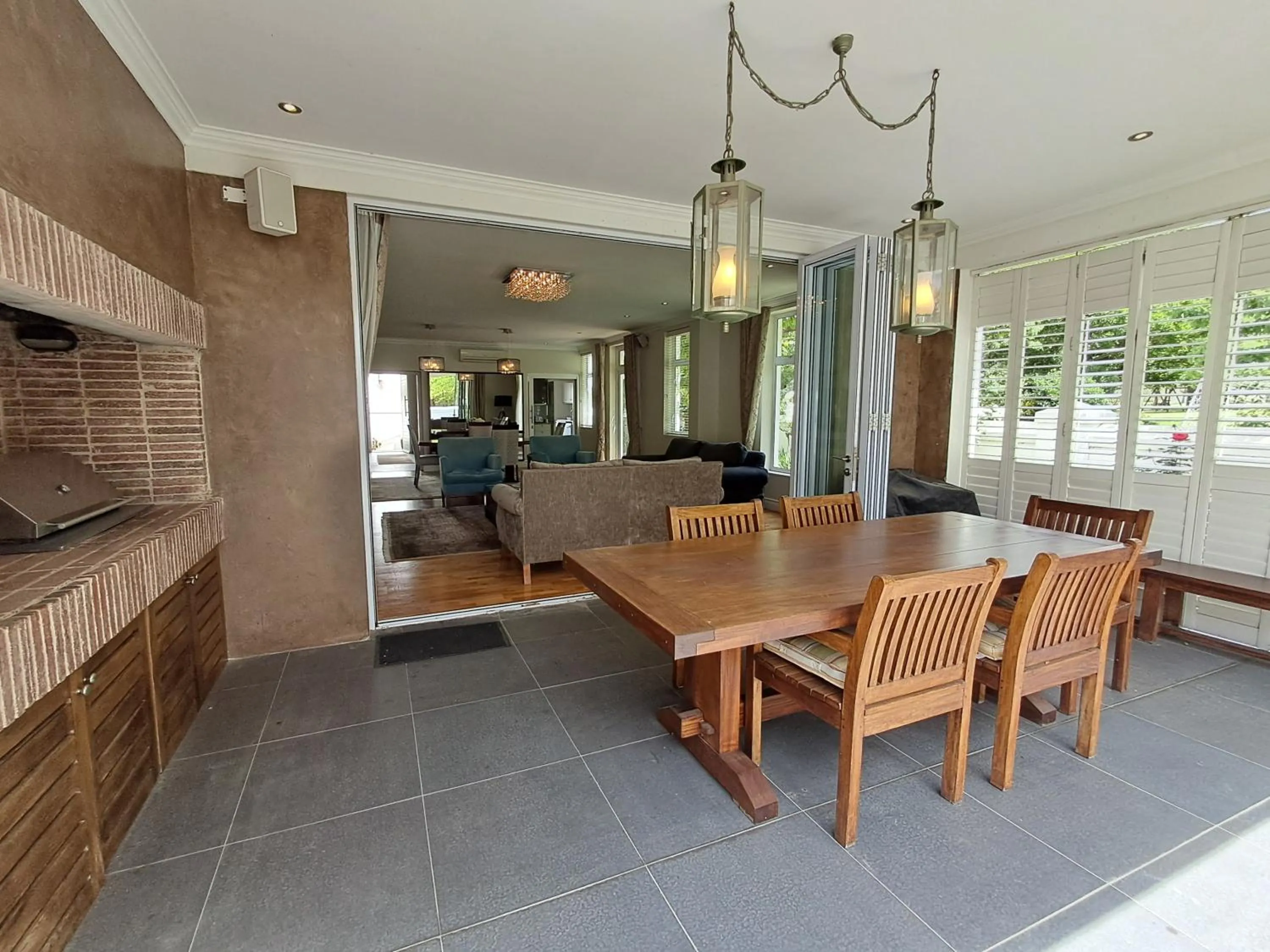 Patio in Wild Mushroom Country House
