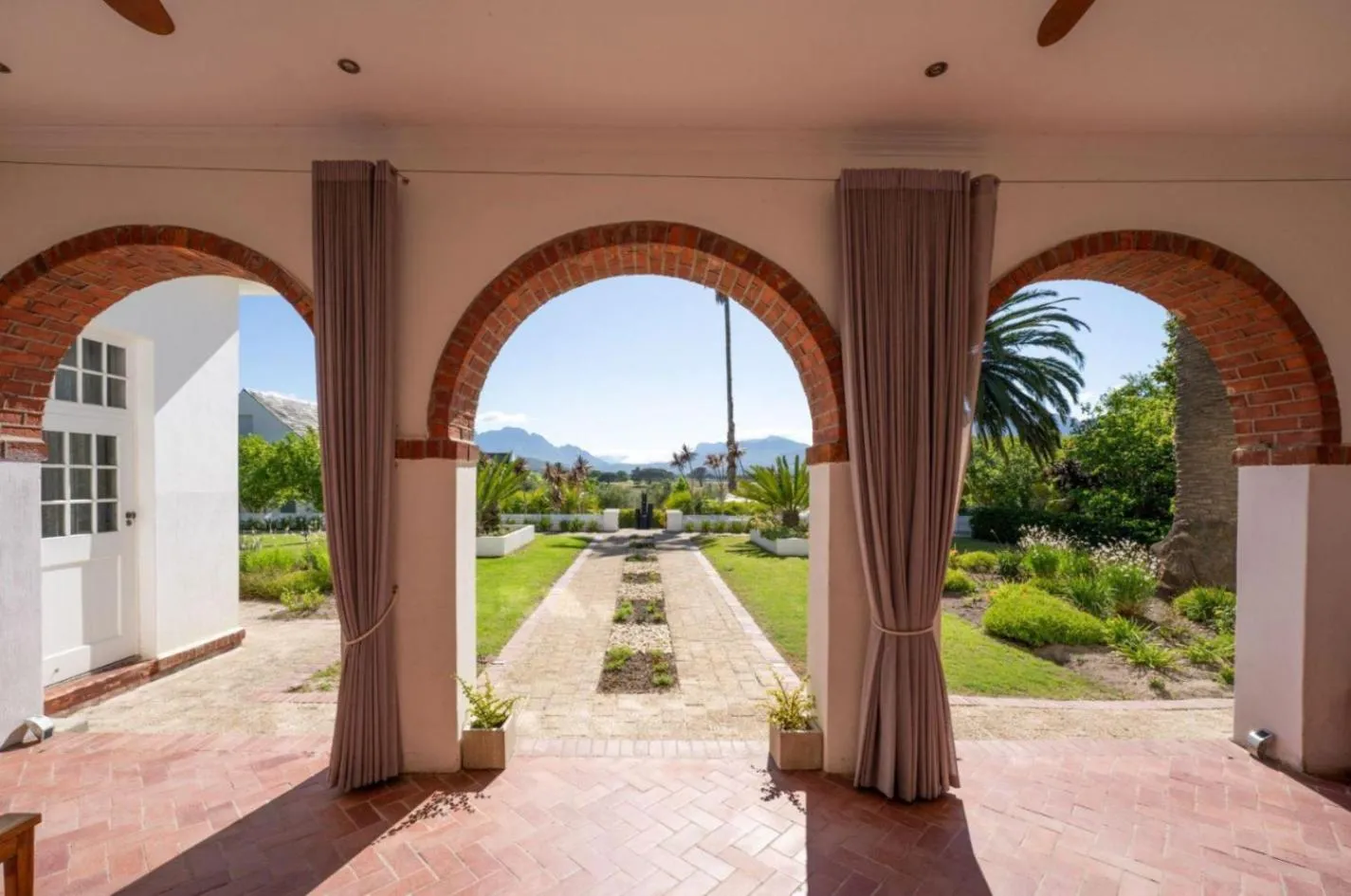 Garden in Wild Mushroom Country House
