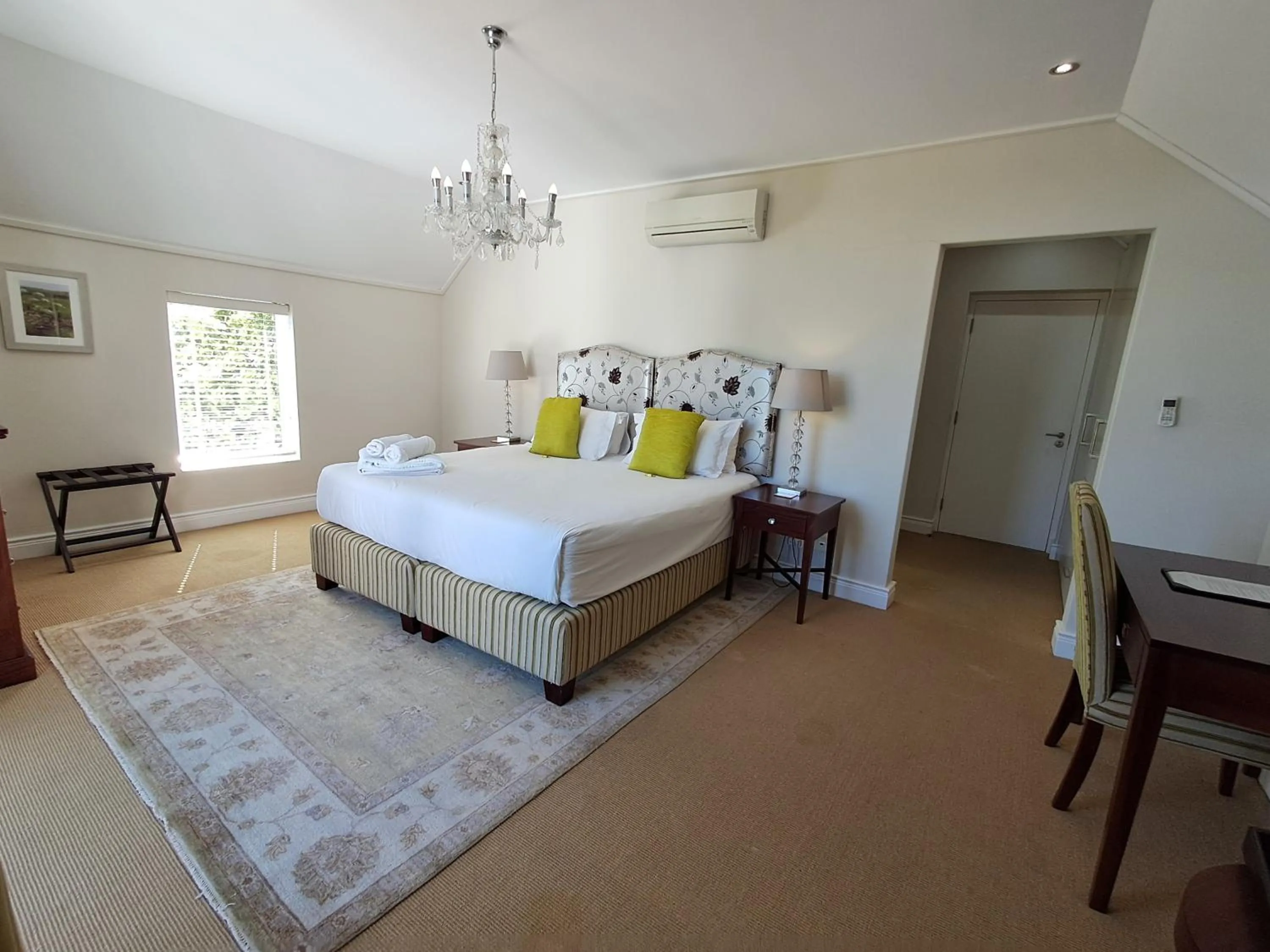 Bed in Wild Mushroom Country House