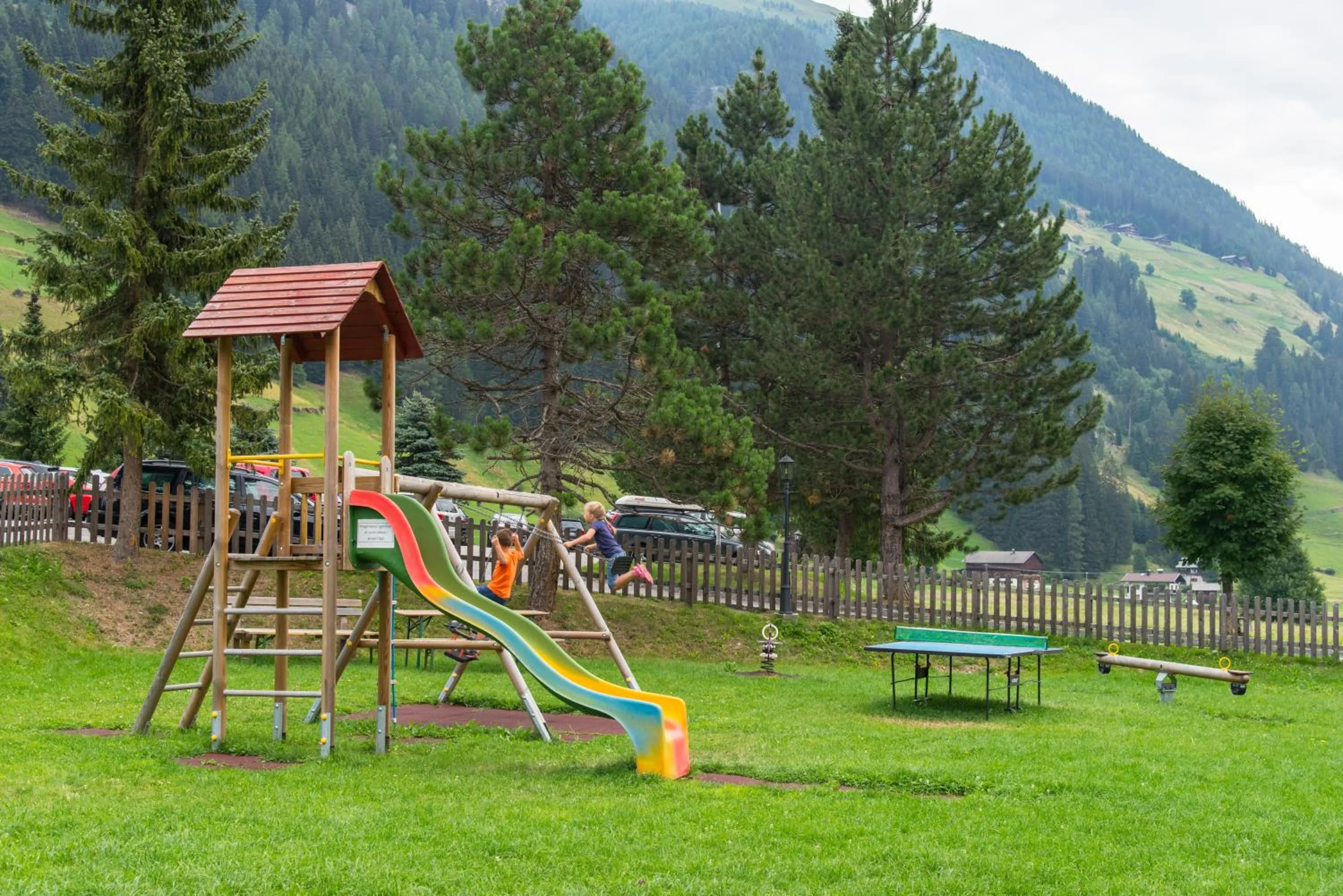 Children play ground in Hotel Alpenhof