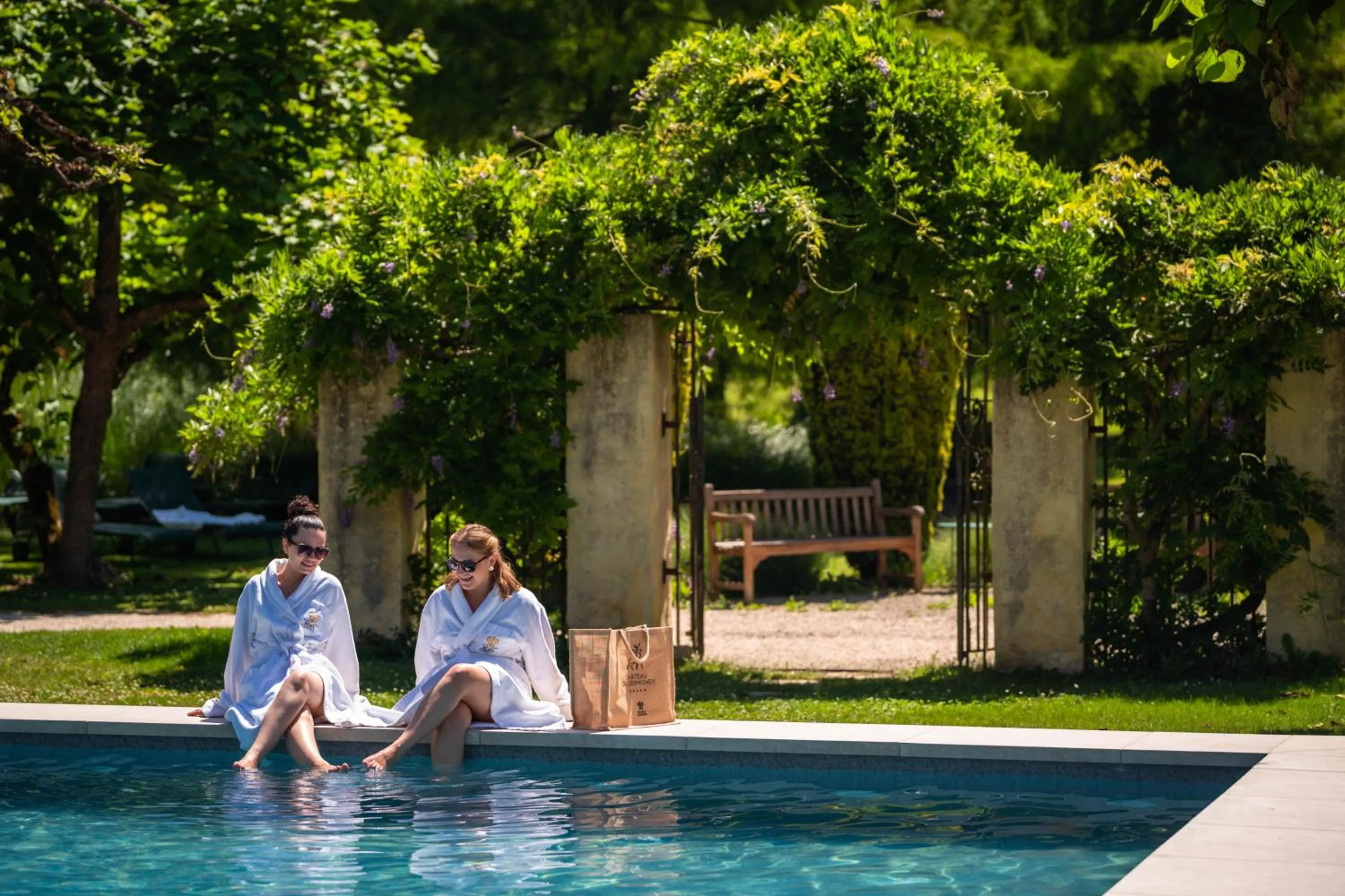Swimming pool in Chateau De Germigney