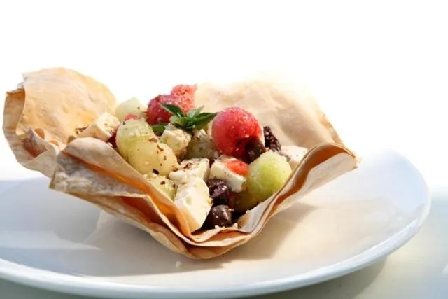 Food close-up in Salvator Villas & Spa Hotel