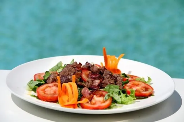 Food close-up in Salvator Villas & Spa Hotel