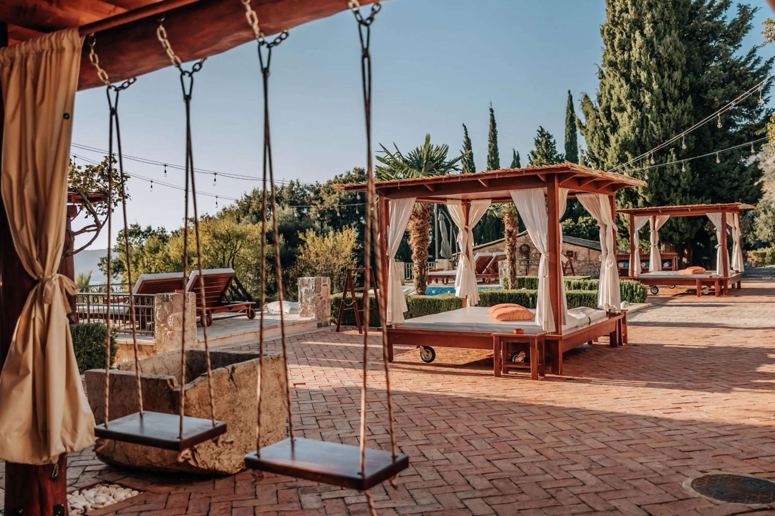 Patio in Talići Hill - Rustic Villas