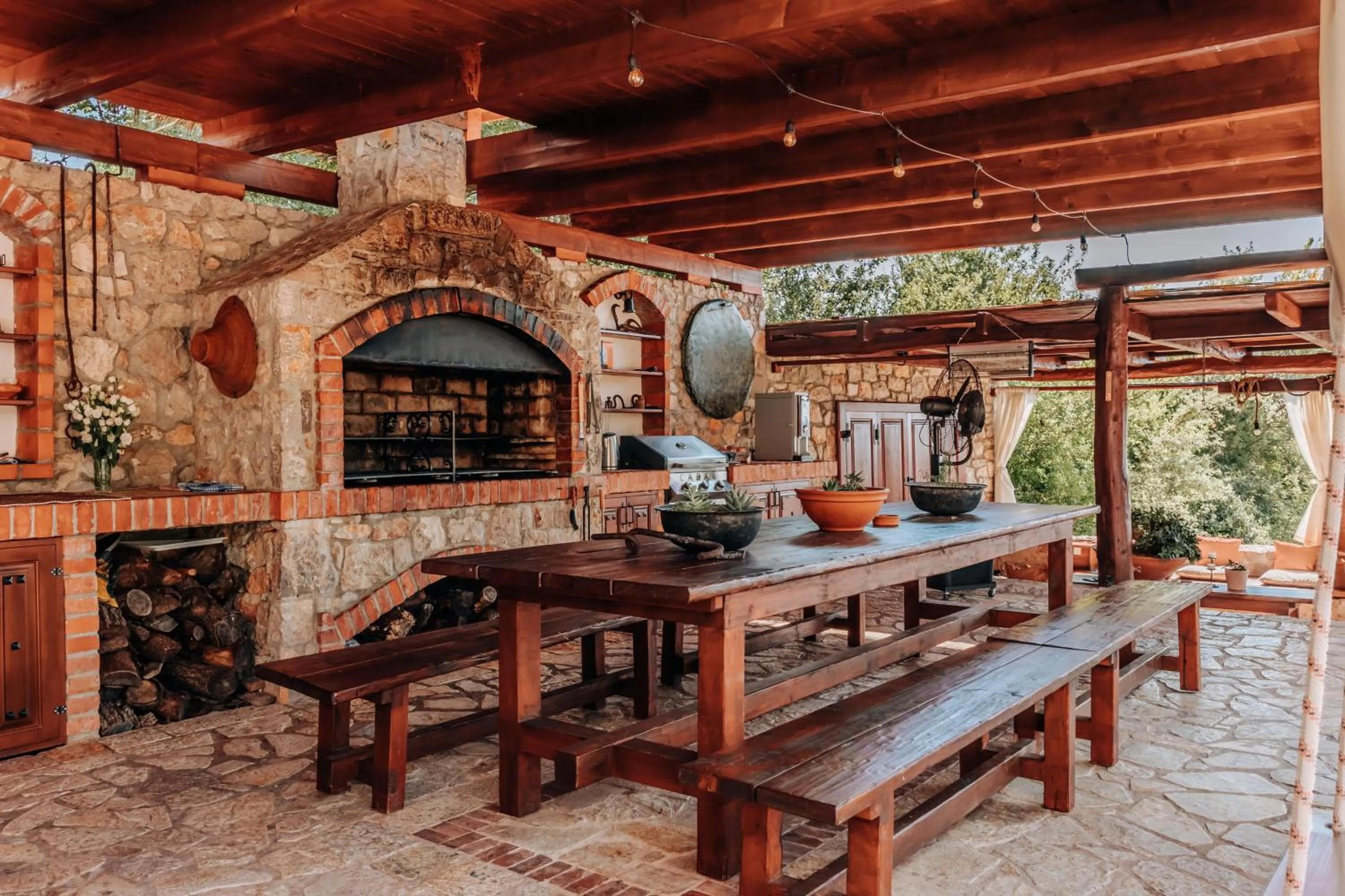 Patio in Talići Hill - Rustic Villas