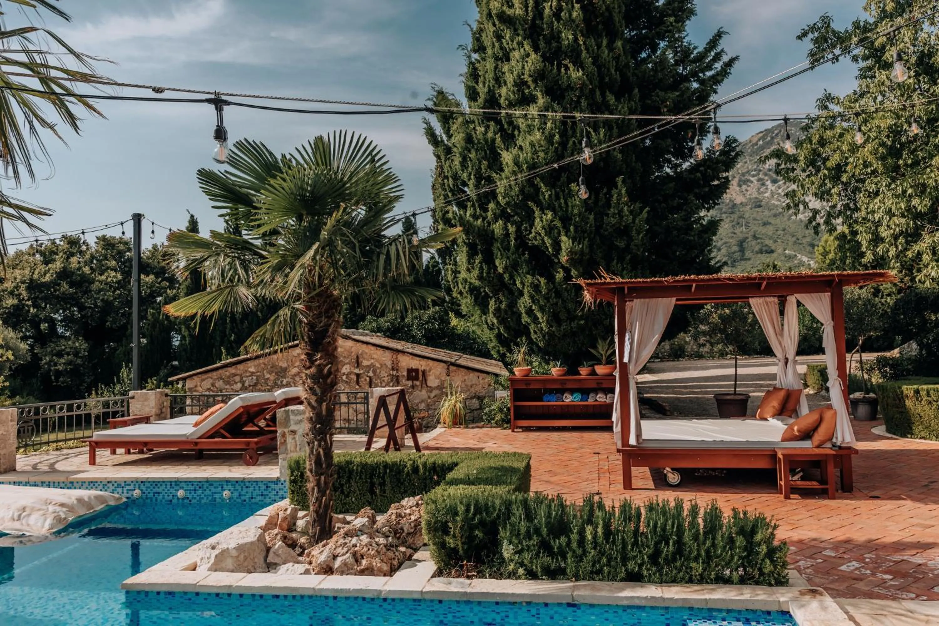 Patio in Talići Hill - Rustic Villas