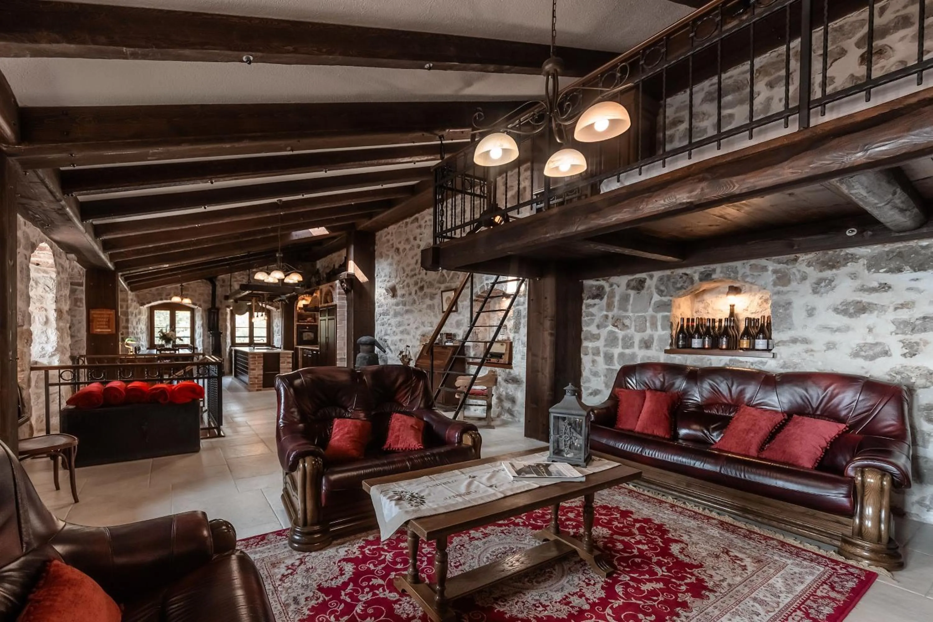 Living room in Talići Hill - Rustic Villas