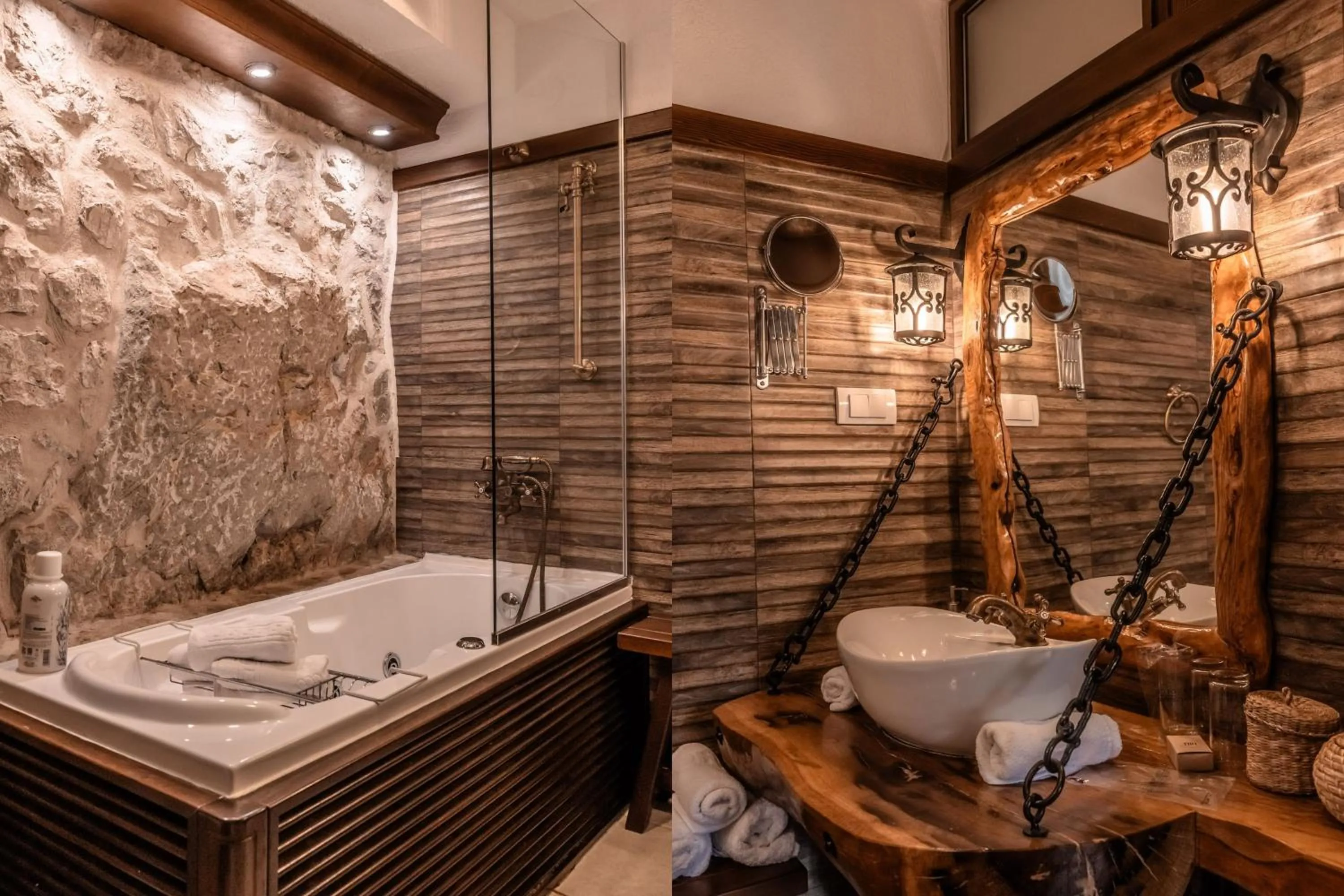 Shower in Talići Hill - Rustic Villas