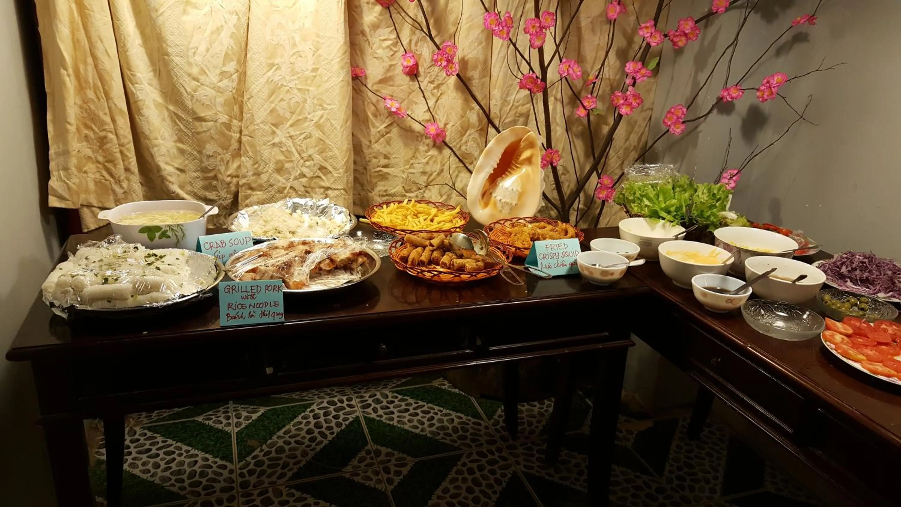 Food close-up in Lien Thong Hotel