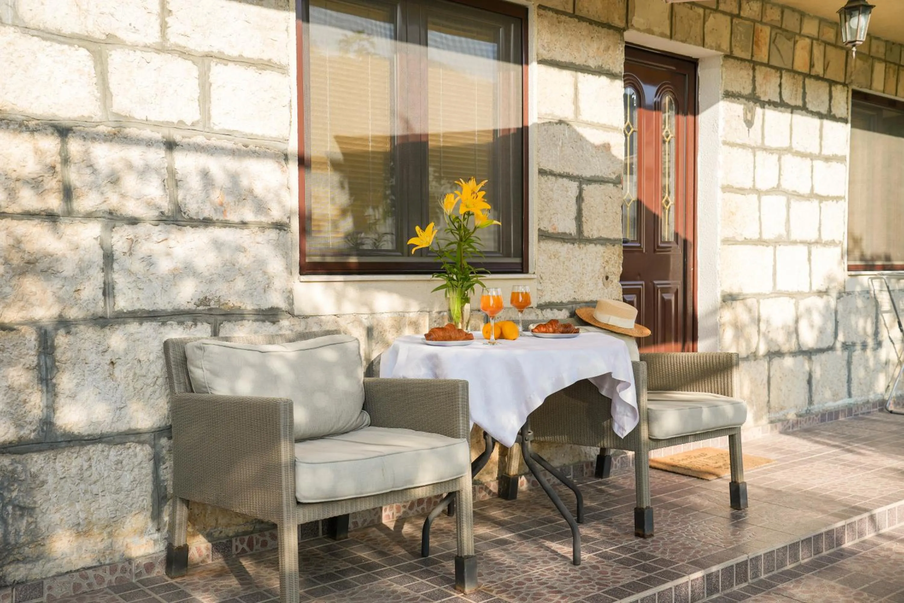 Balcony/Terrace in Apartments Bućin