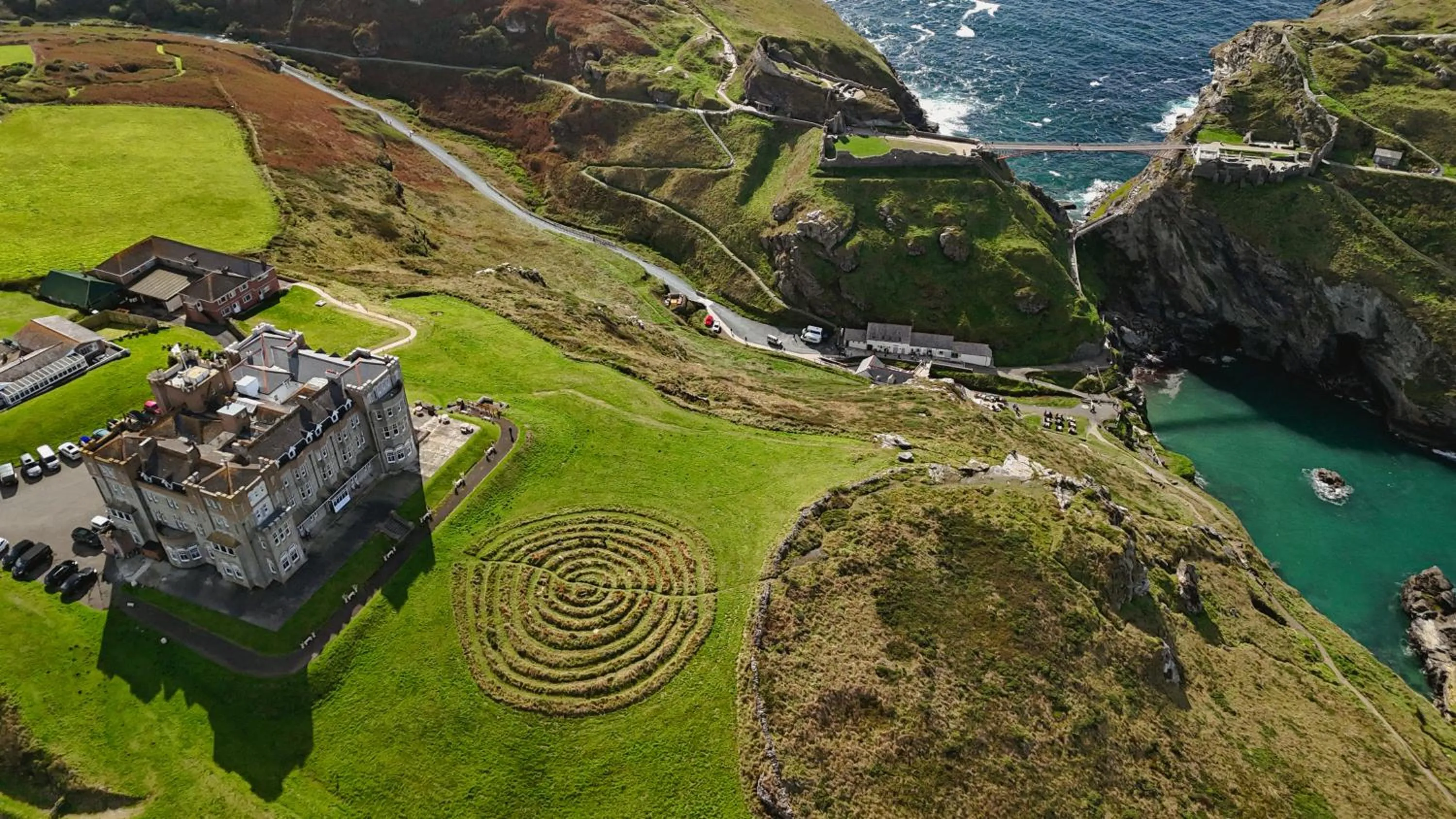 Property building in Camelot Castle Hotel