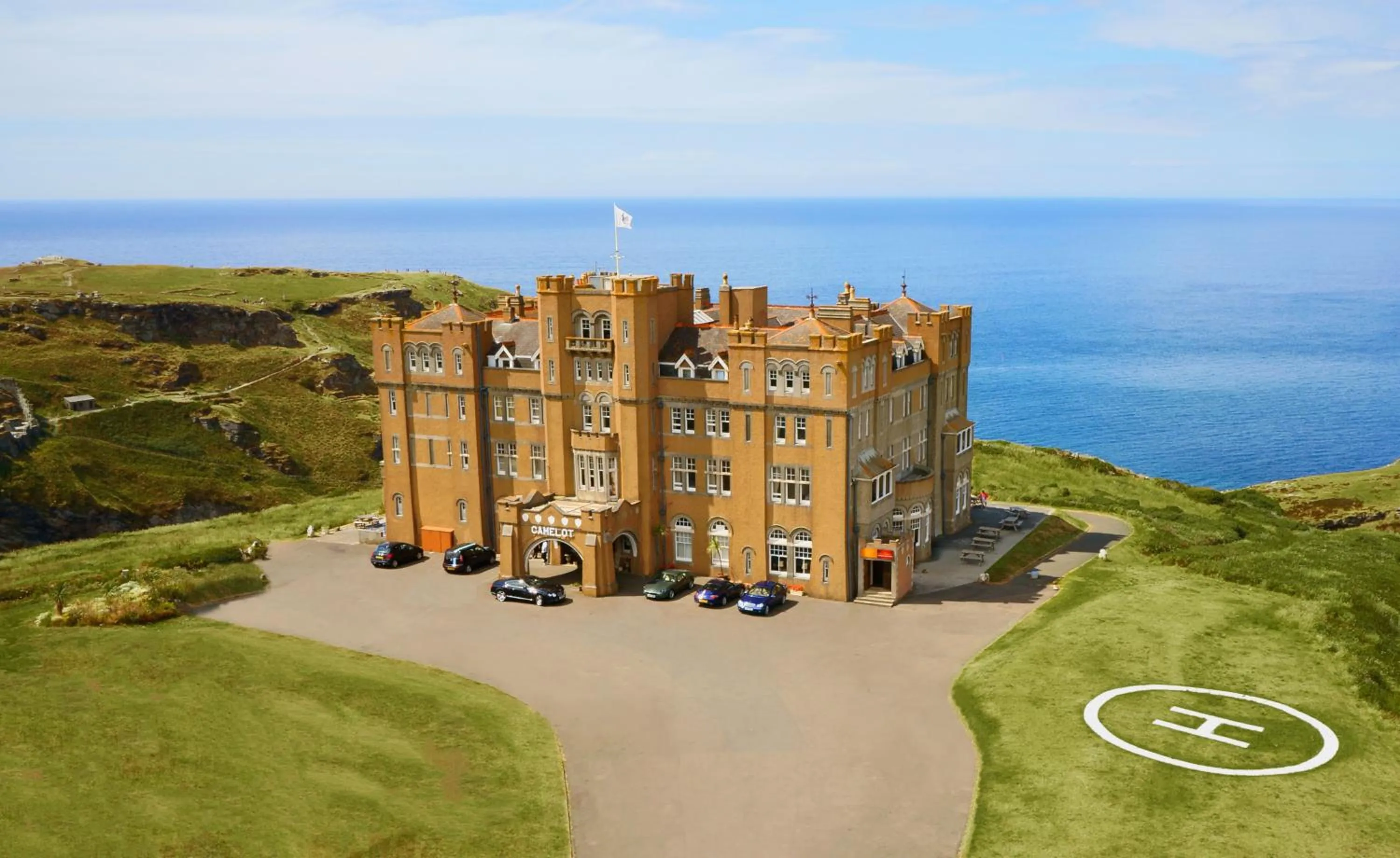 Property building in Camelot Castle Hotel