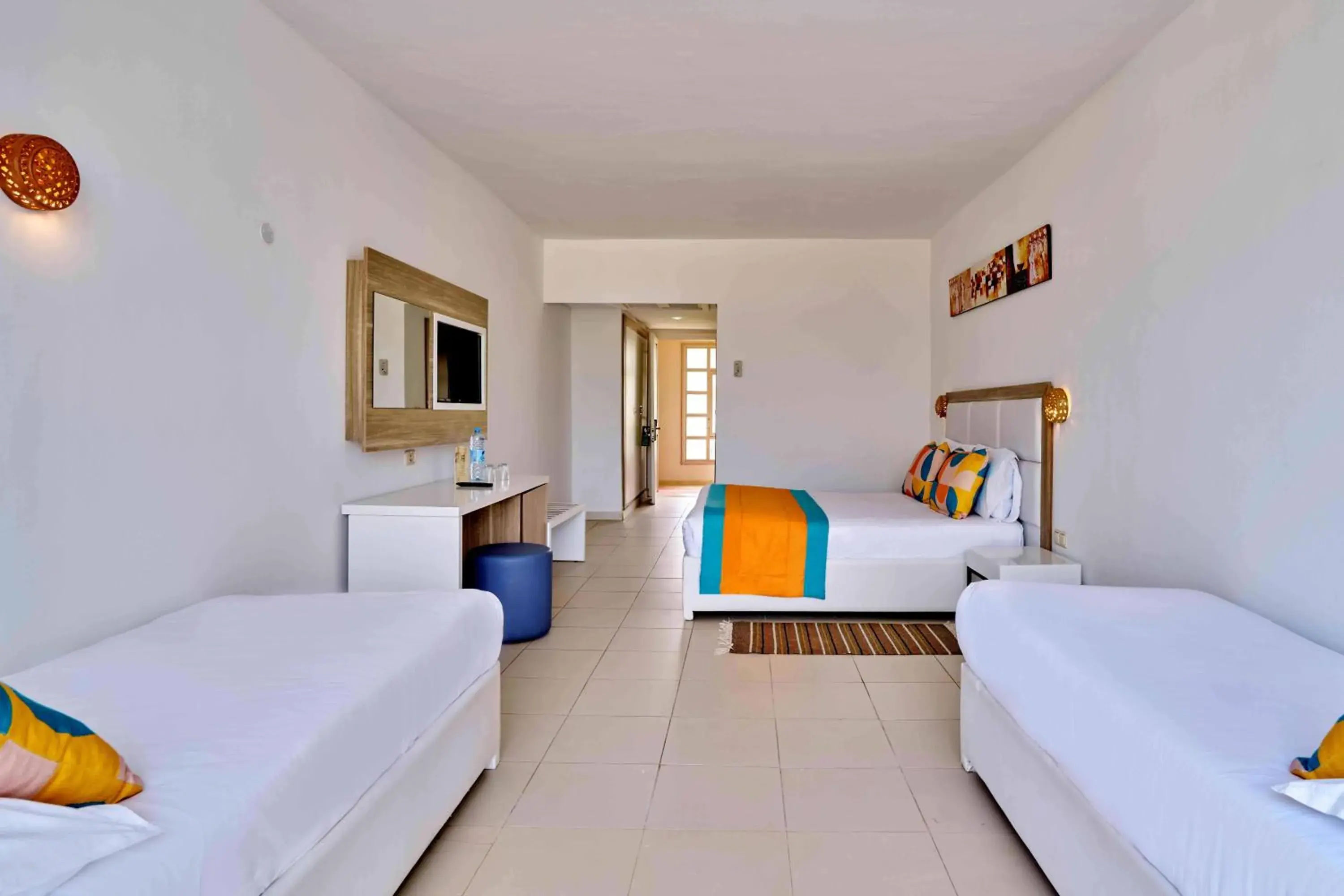 Quadruple Room with Garden View in TUI SUNEO Palm Beach Skanes - All Inclusive Quadruple Room with Garden View in TUI SUNEO Palm Beach Skanes - All Inclusive