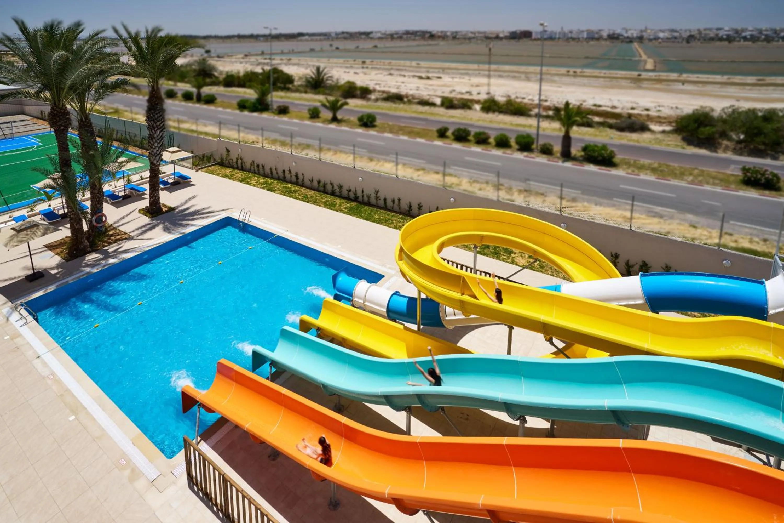 Aqua park in TUI SUNEO Palm Beach Skanes - All Inclusive