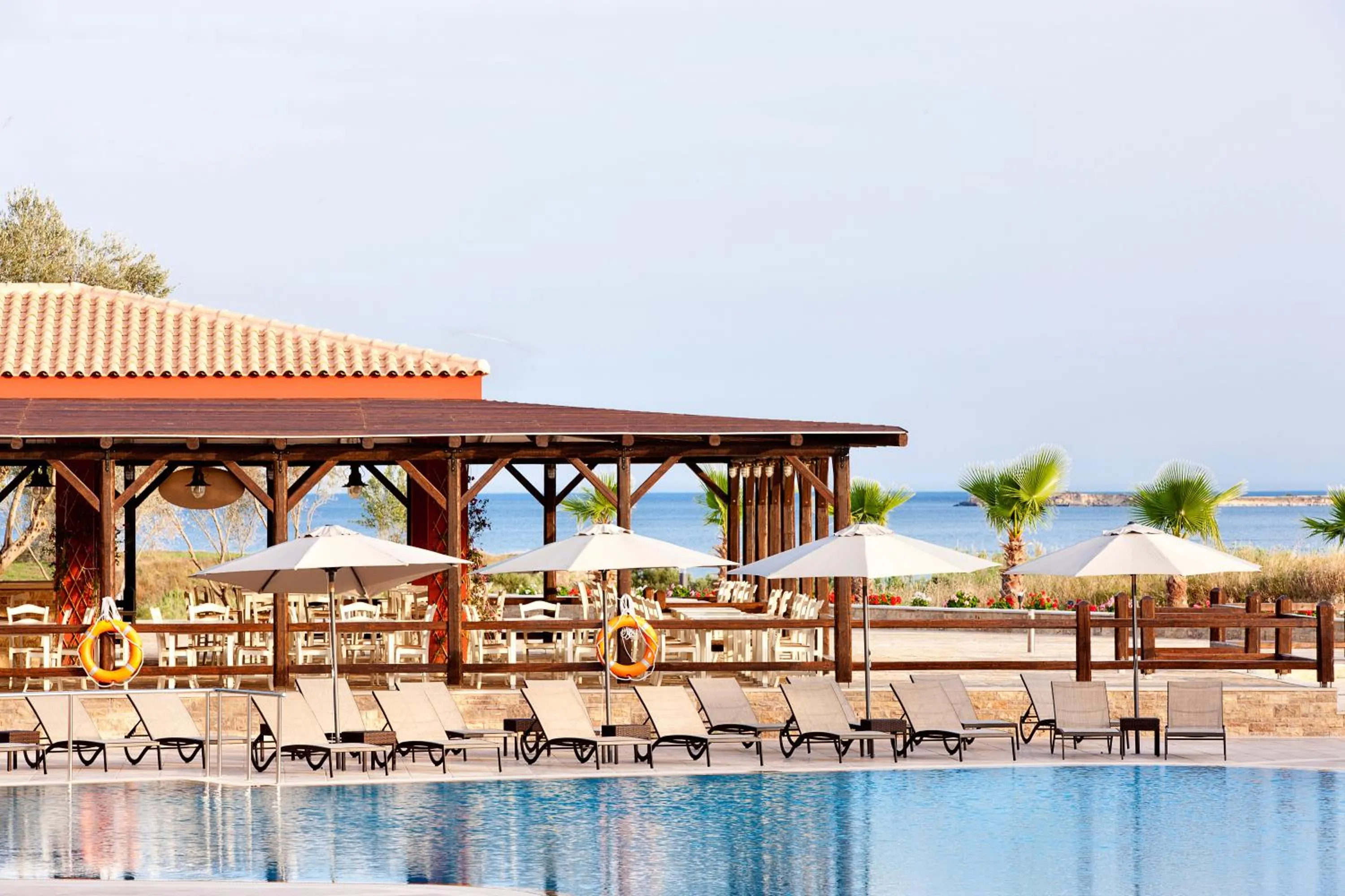 Swimming pool in Apollonion Asterias Resort and Spa