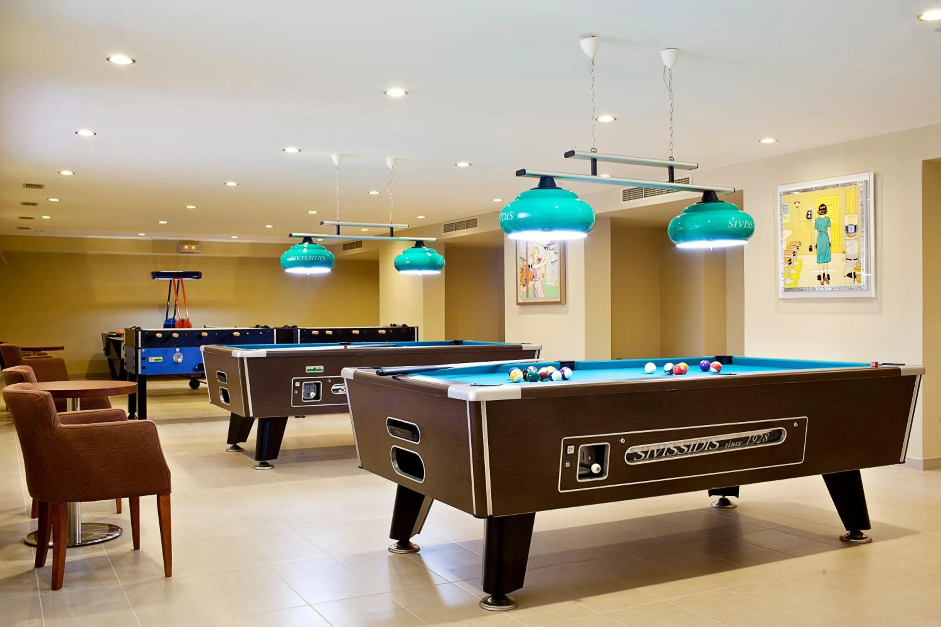 Billiard in Apollonion Asterias Resort and Spa