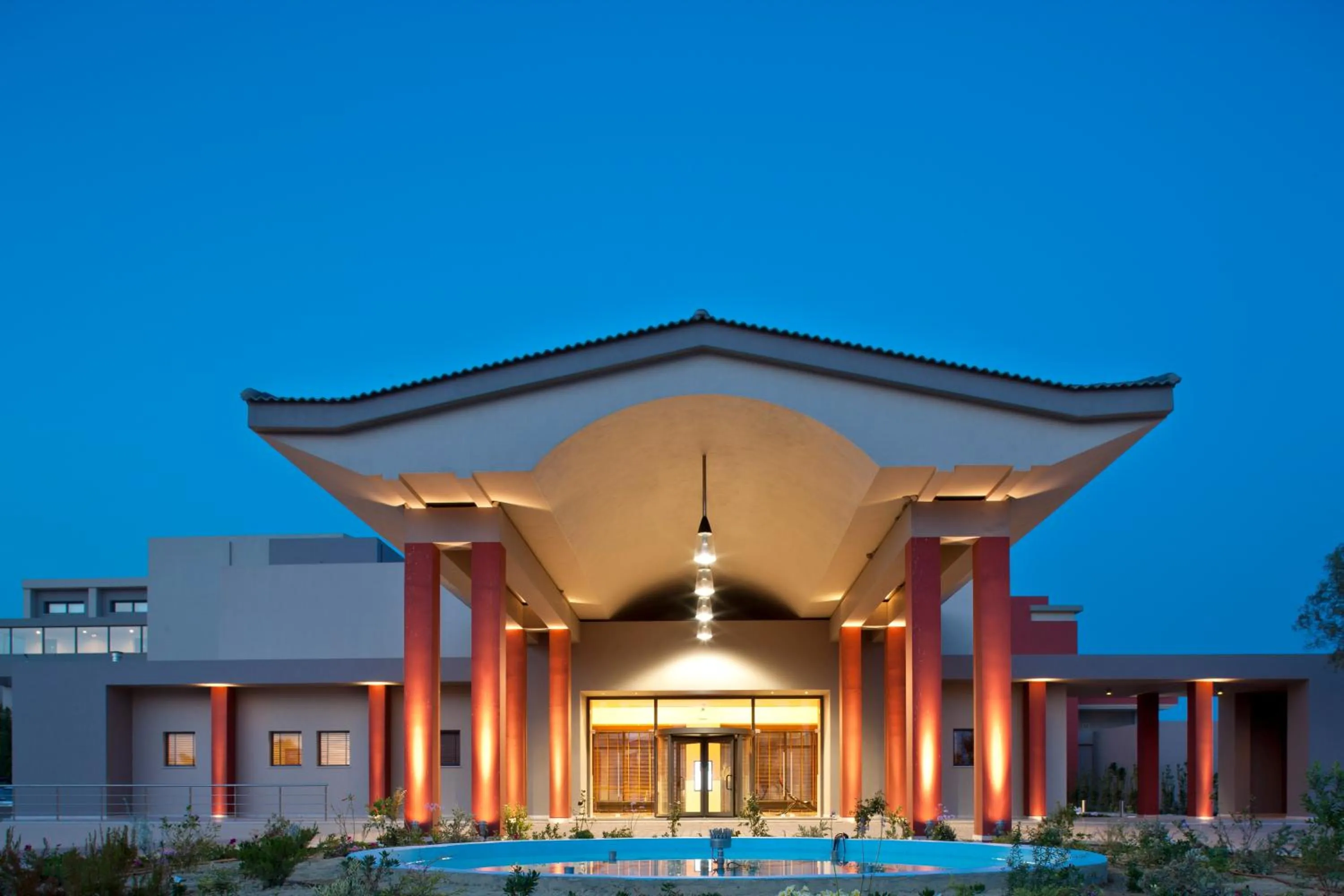 Facade/entrance in Apollonion Asterias Resort and Spa