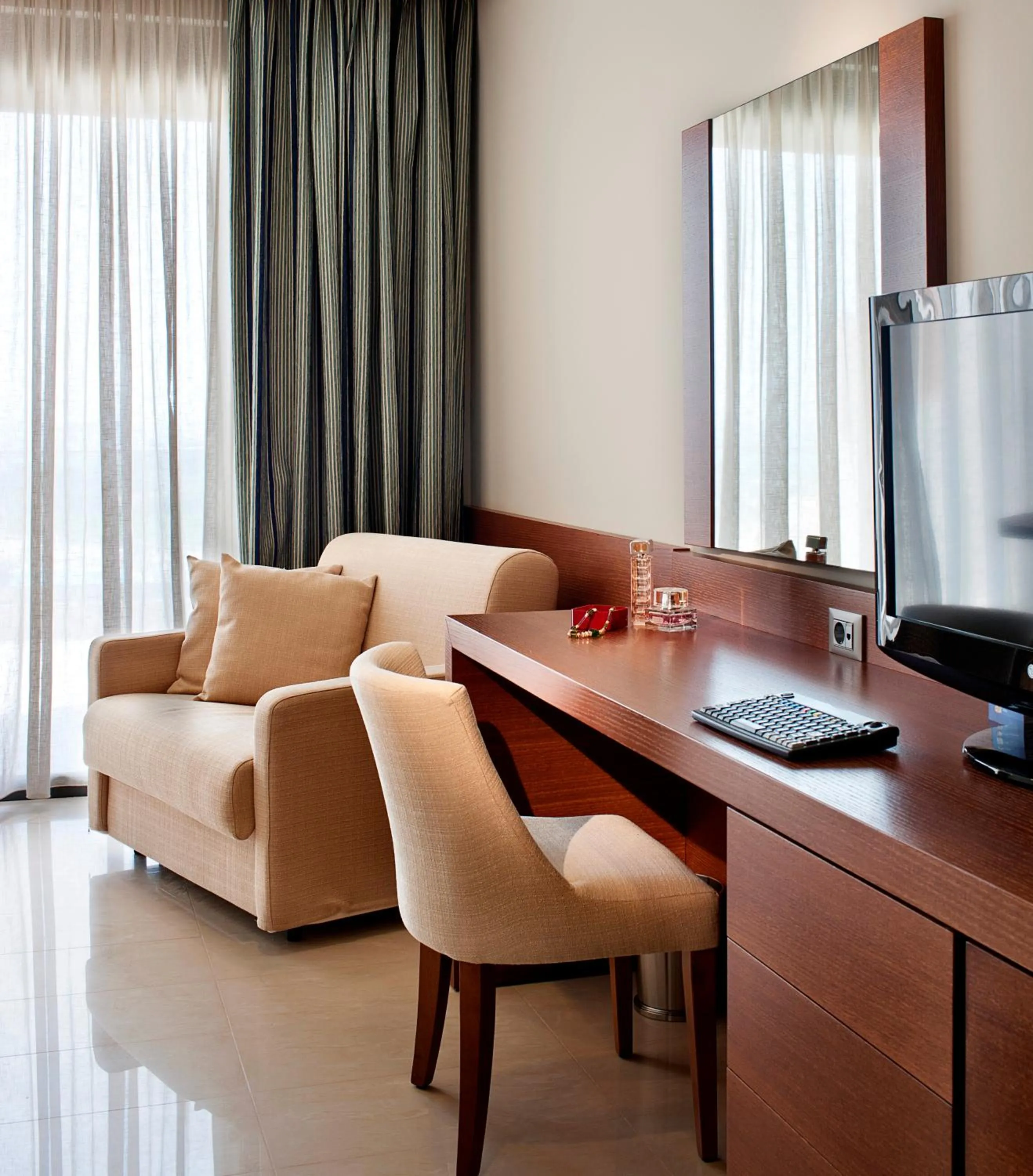 Living room in Apollonion Asterias Resort and Spa