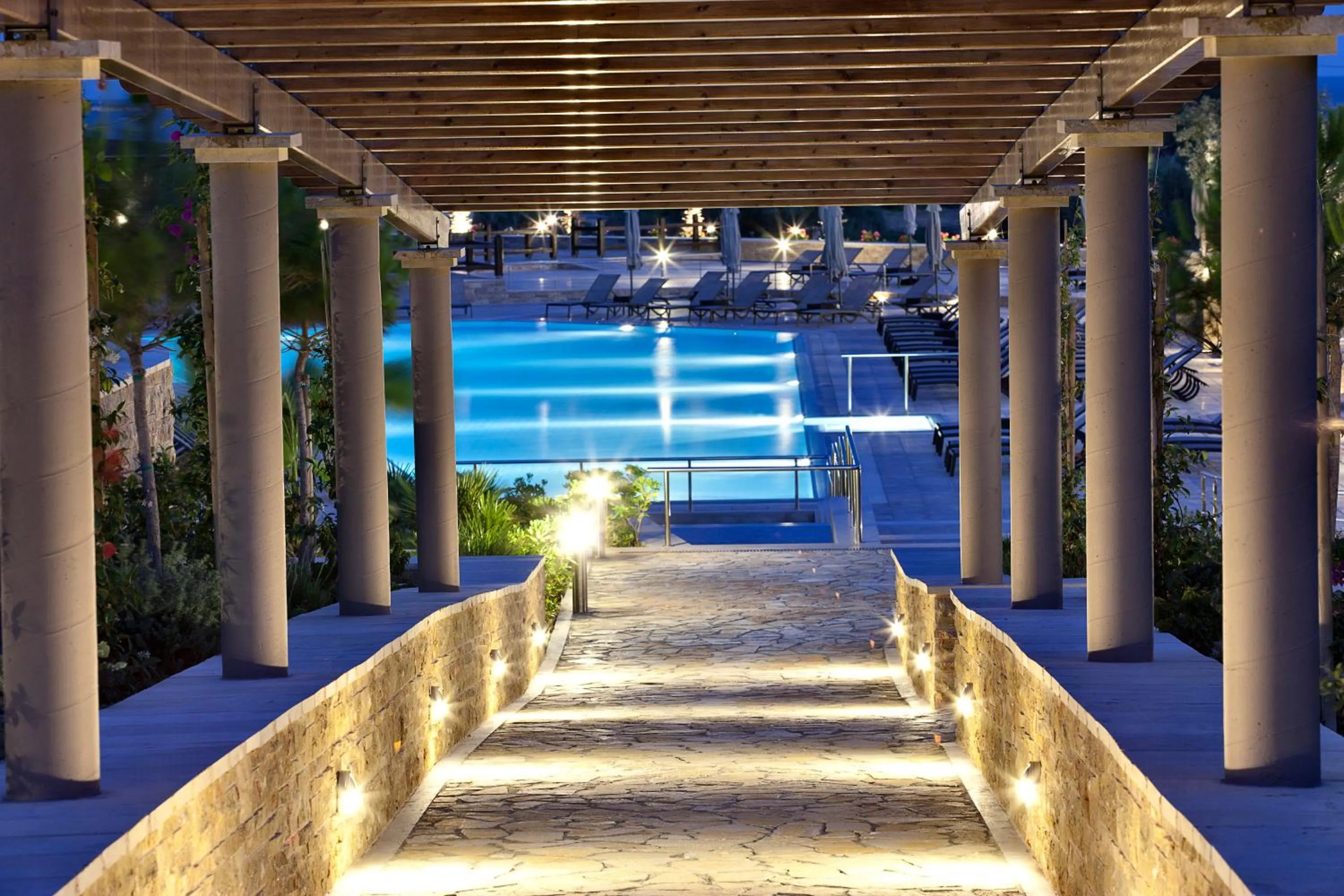 Swimming pool in Apollonion Asterias Resort and Spa