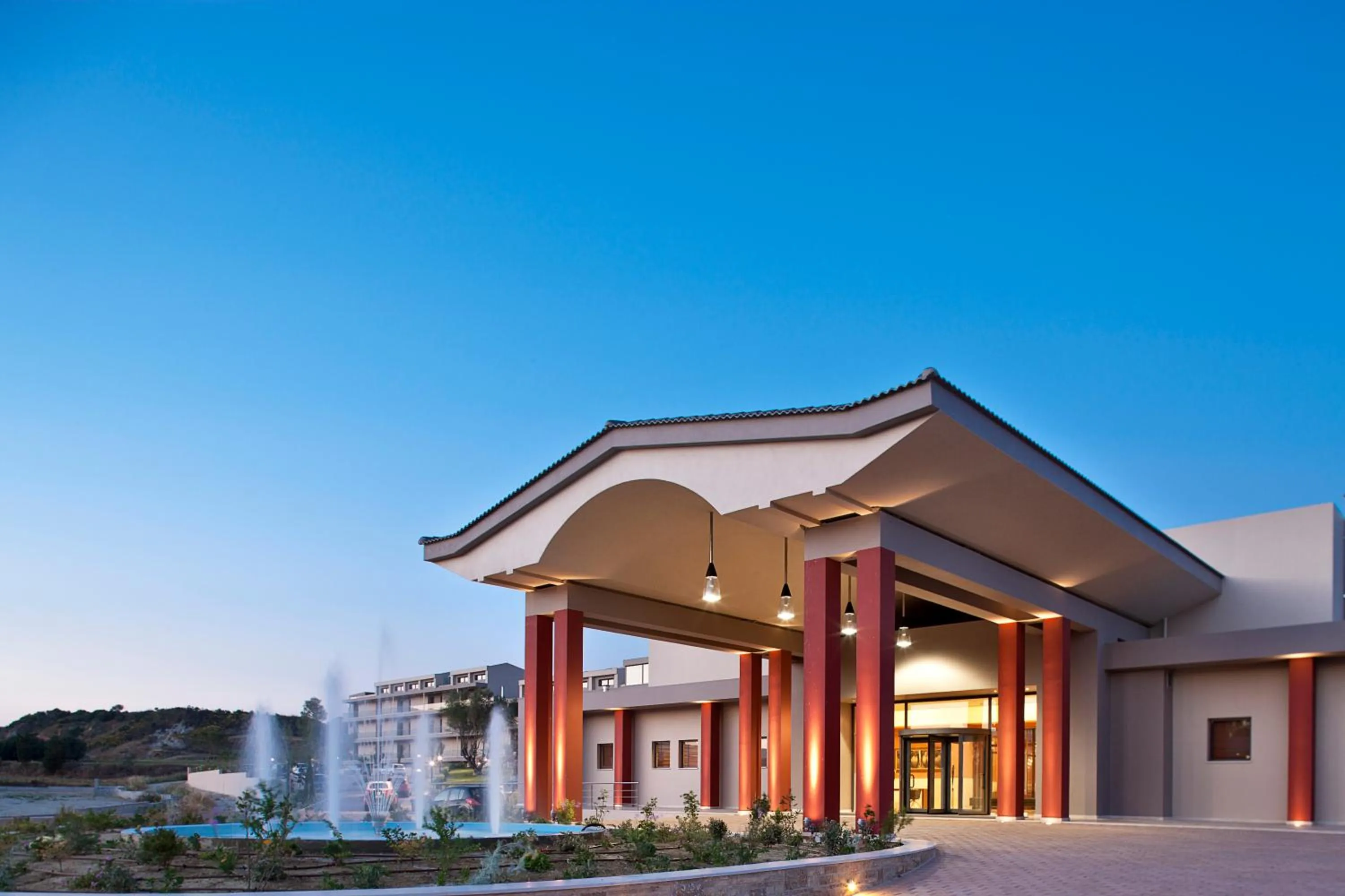 Facade/entrance in Apollonion Asterias Resort and Spa