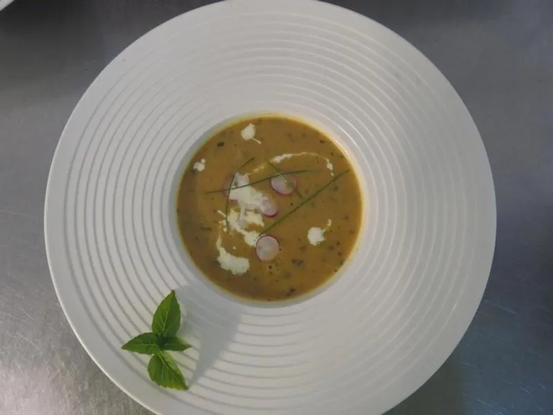 Restaurant/places to eat in Hotel mon Soleil