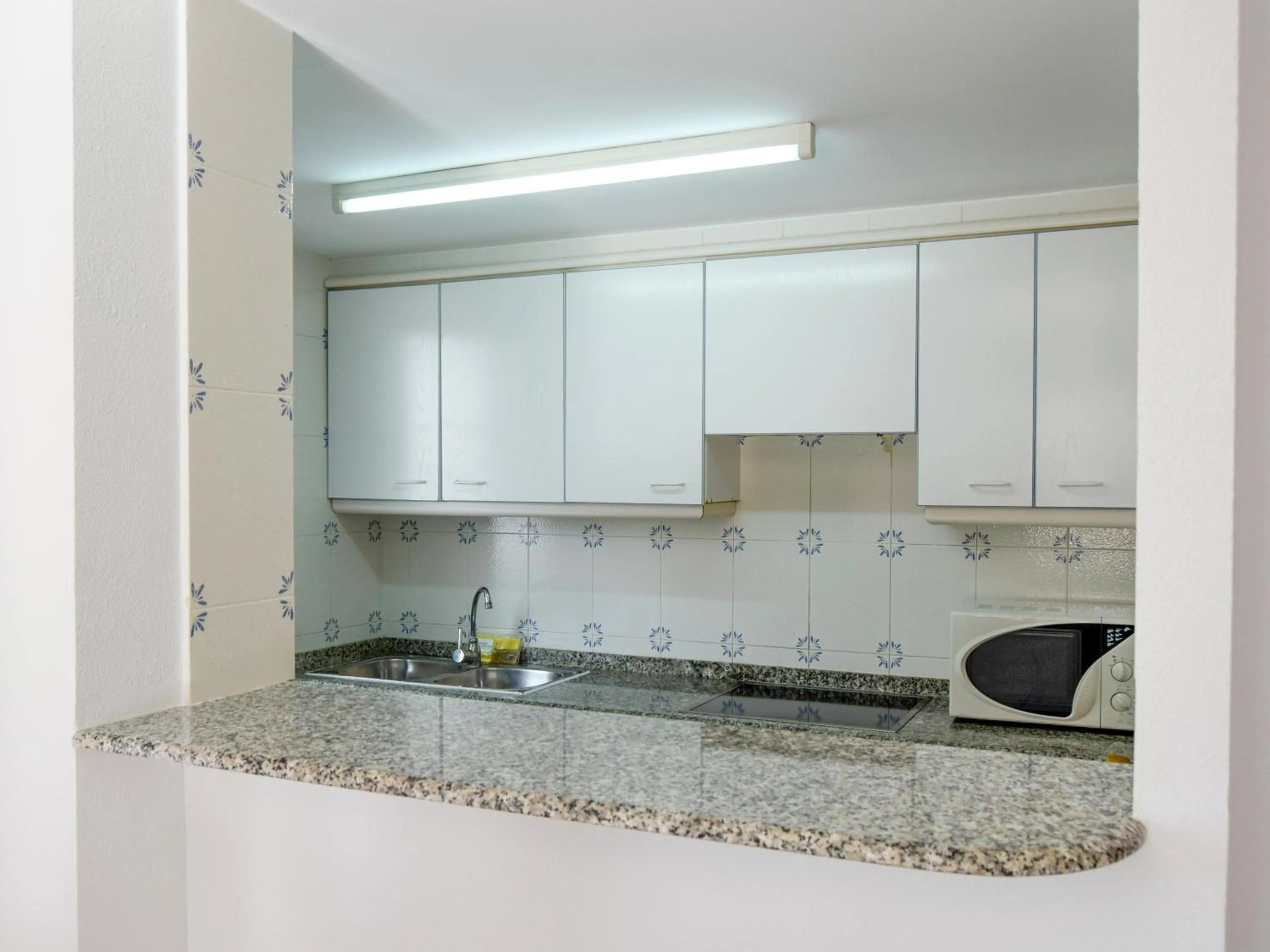 Kitchen or kitchenette in Apartamentos Olimpo 3000
