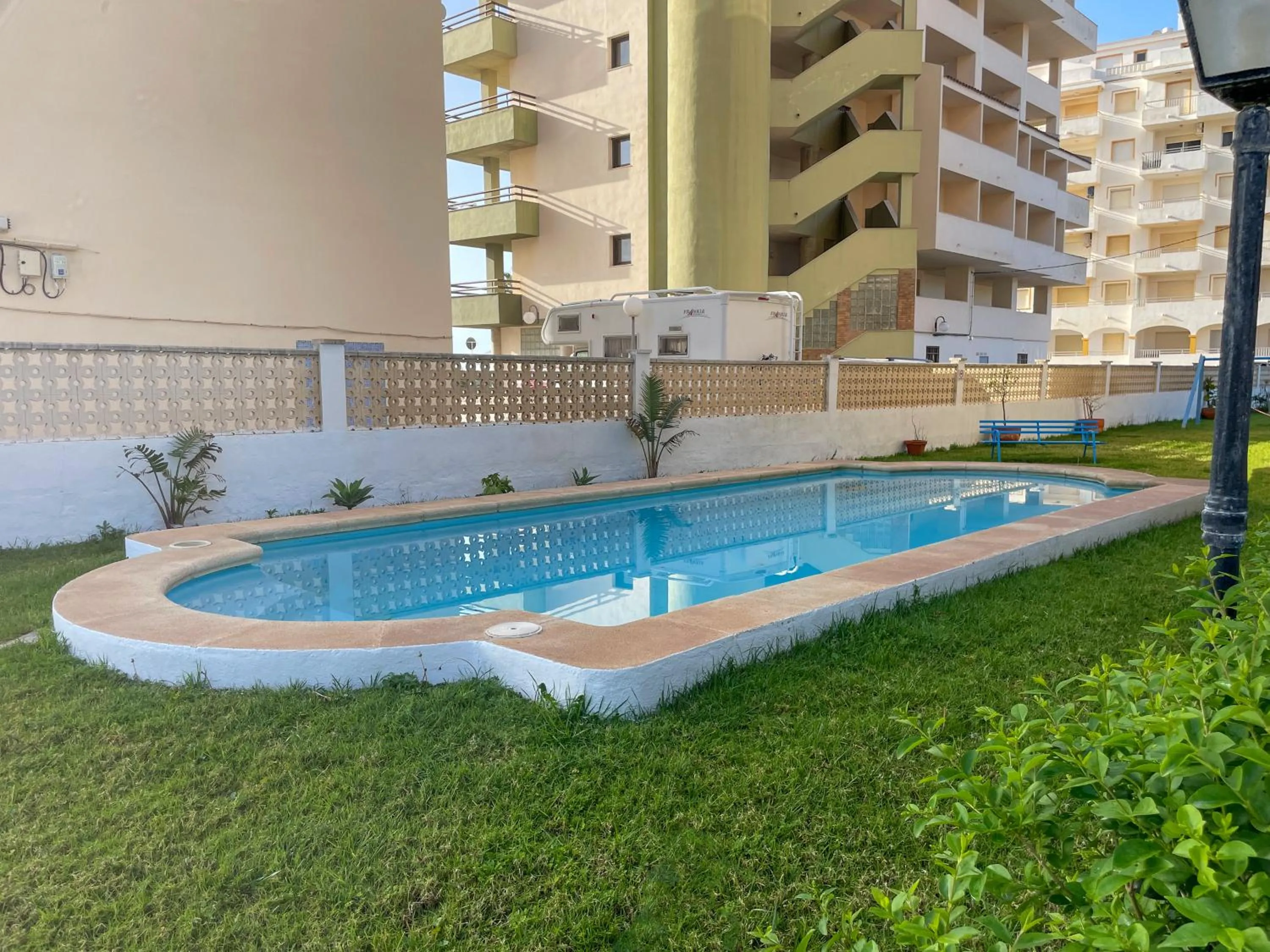 Swimming pool in Apartamentos Olimpo 3000