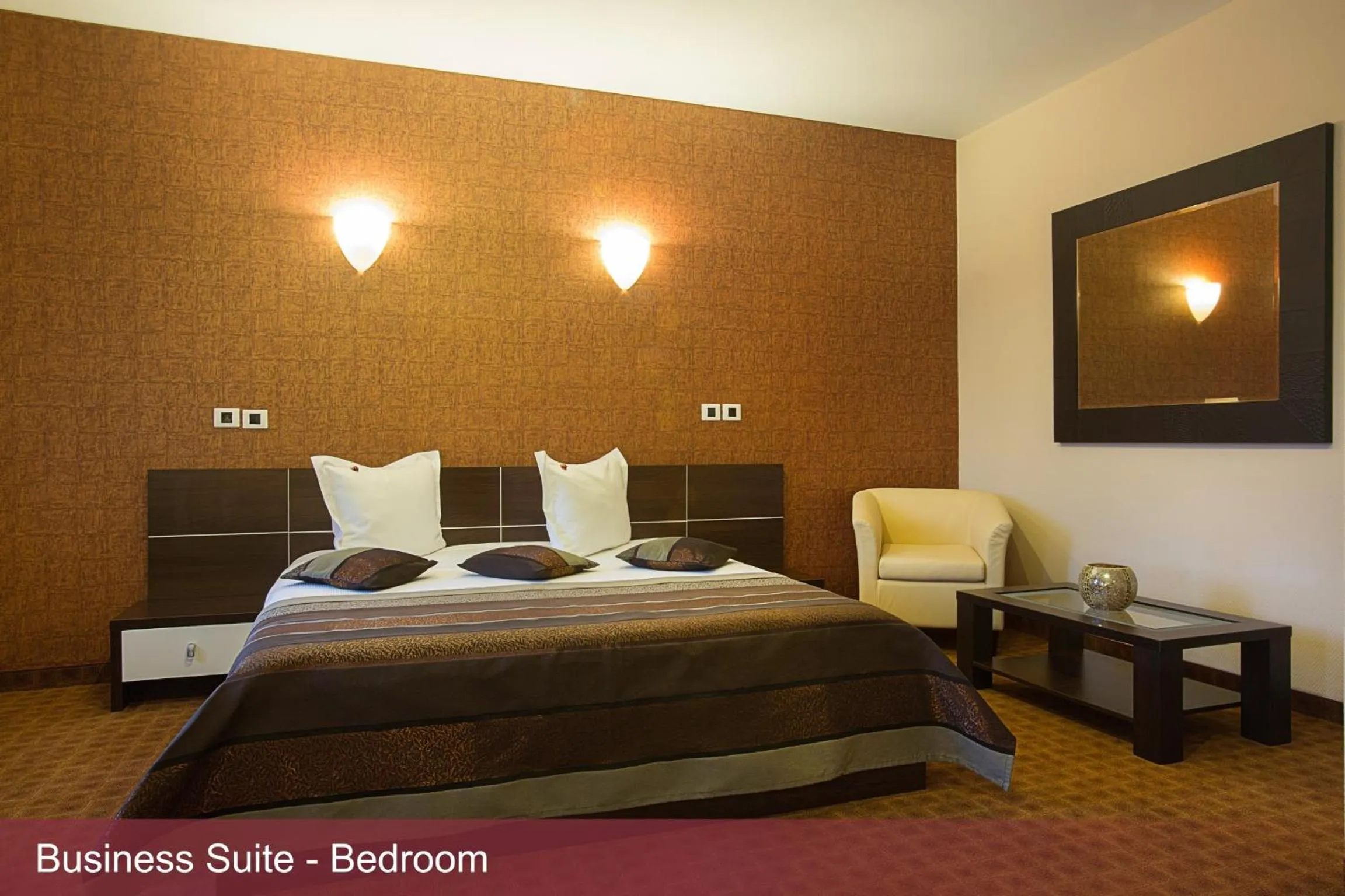 Bed in INTER BUSINESS Bucharest