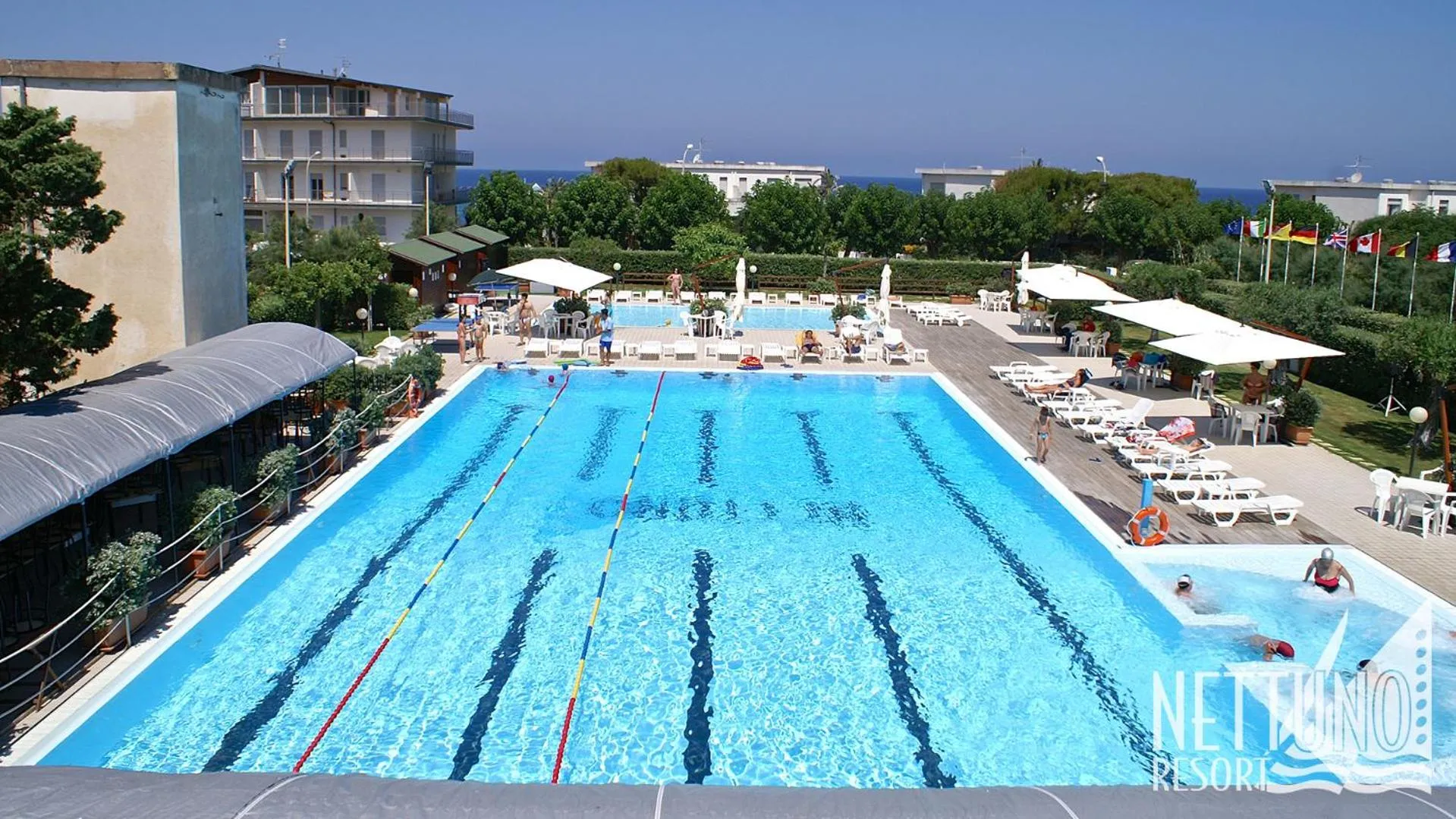 Swimming pool in Nettuno Resort
