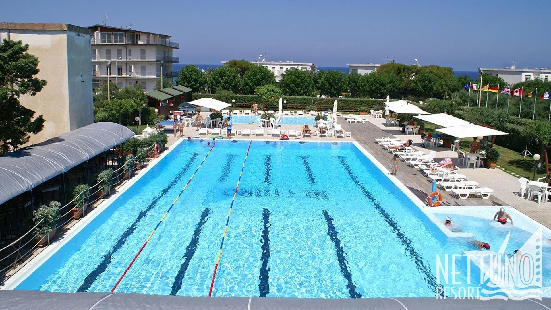 Swimming pool, Pool View in Nettuno Resort