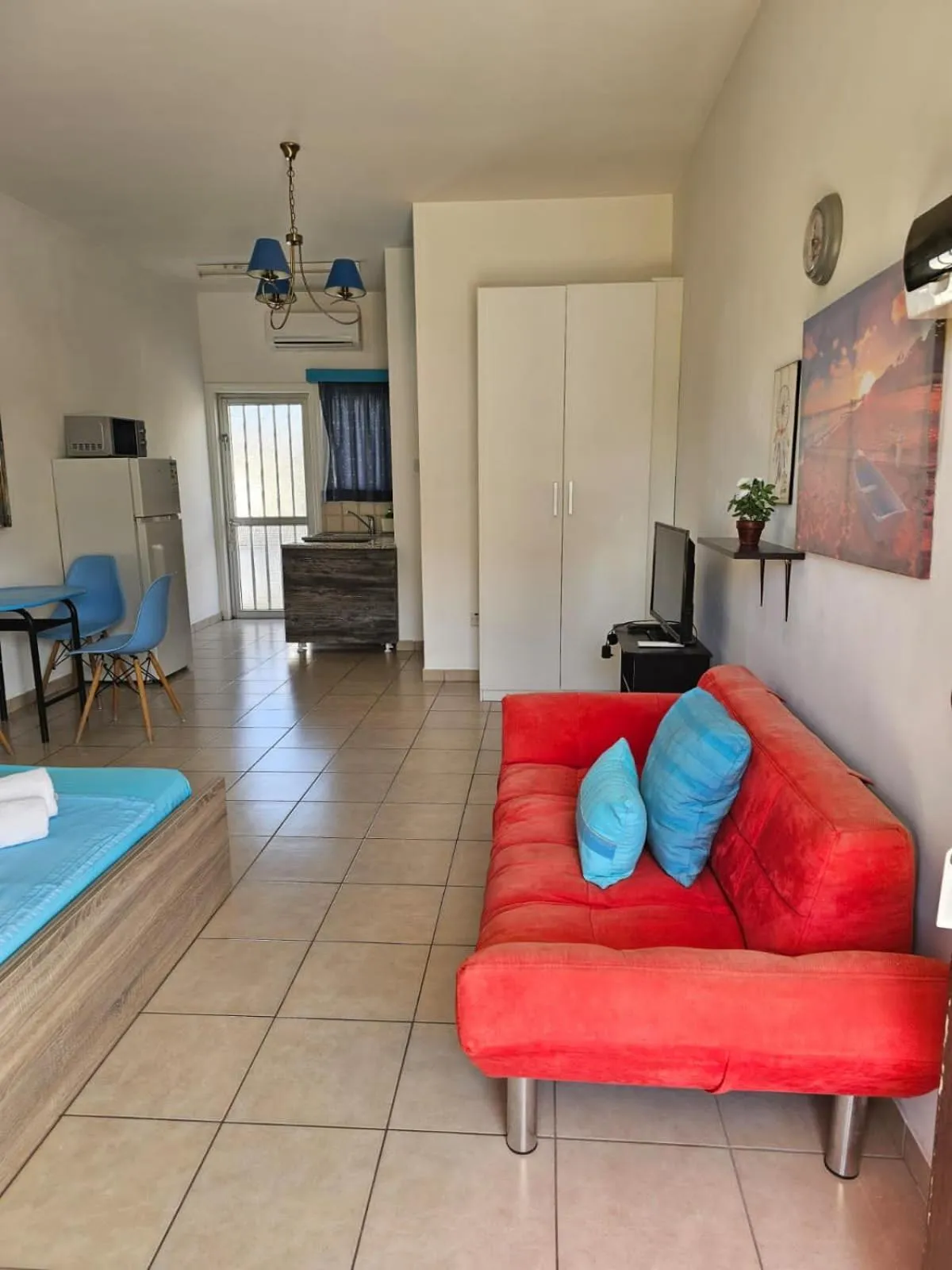 TV and multimedia, Bed in Sea Apartments