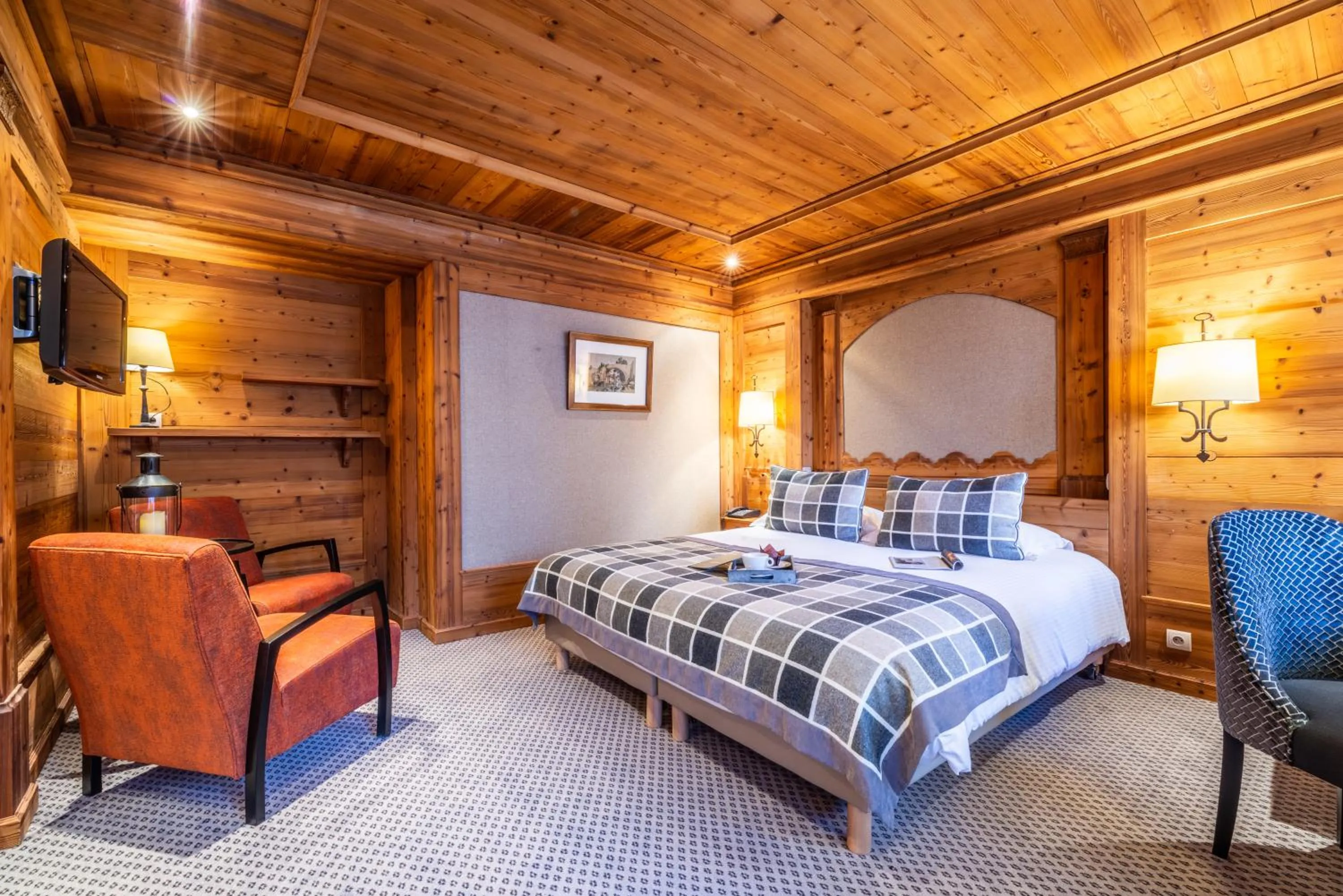 Bed in Hotel Le Samoyede