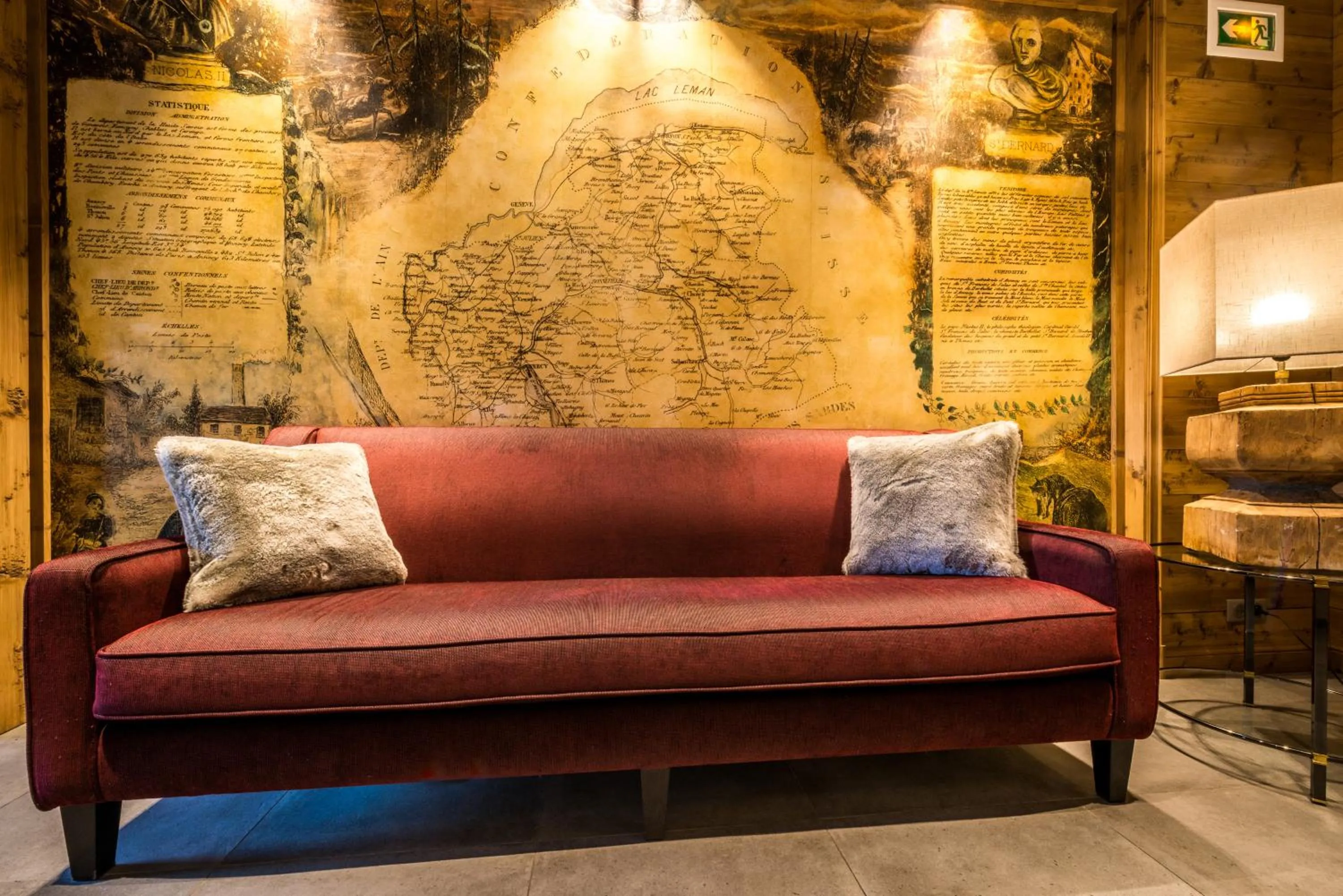 Lobby or reception in Hotel Le Samoyede