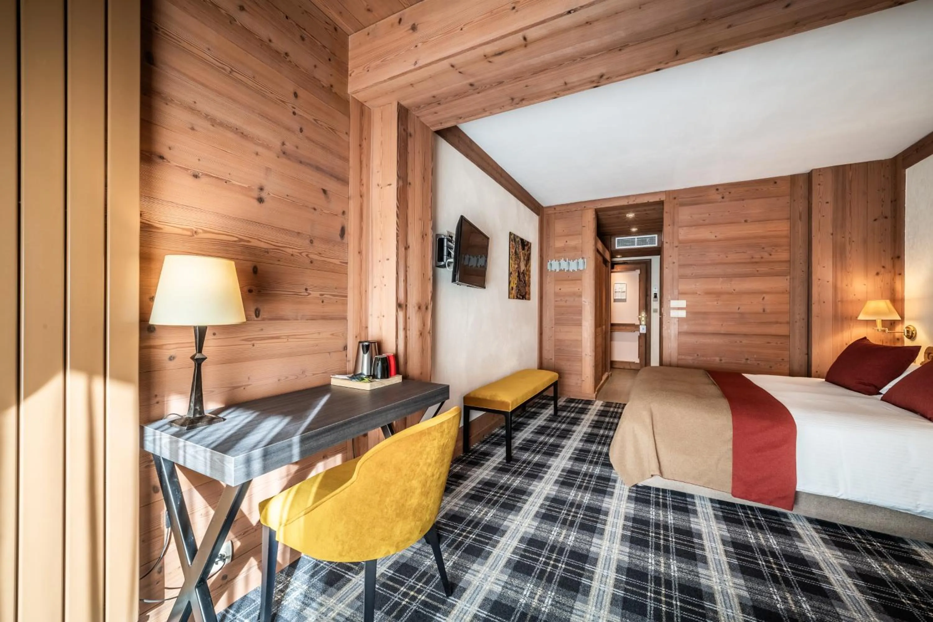 Bedroom, Bed in Hotel Le Samoyede