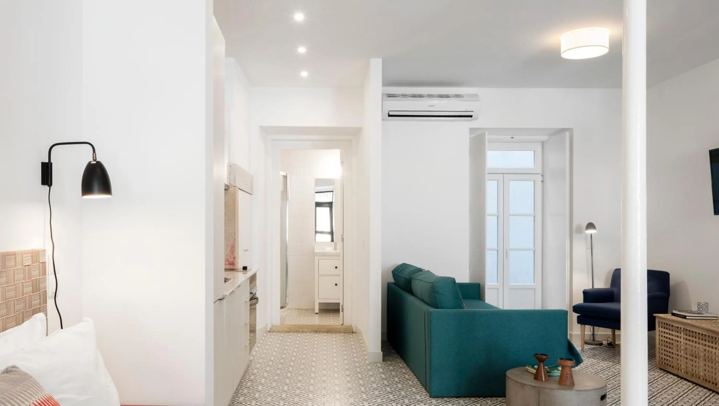 Living room in Lisbon Serviced Apartments - Castelo S. Jorge