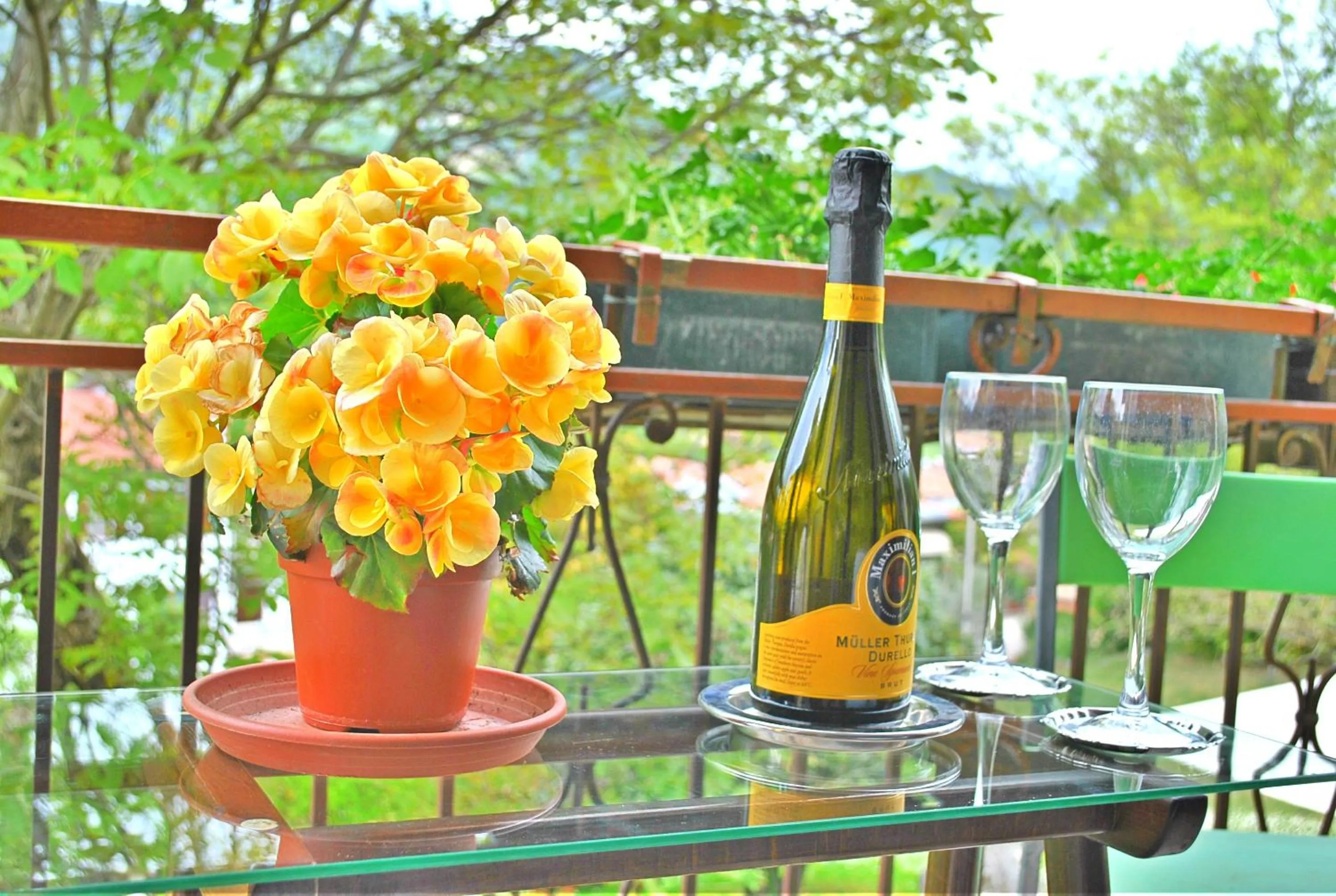 Balcony/Terrace in B&B Marienn