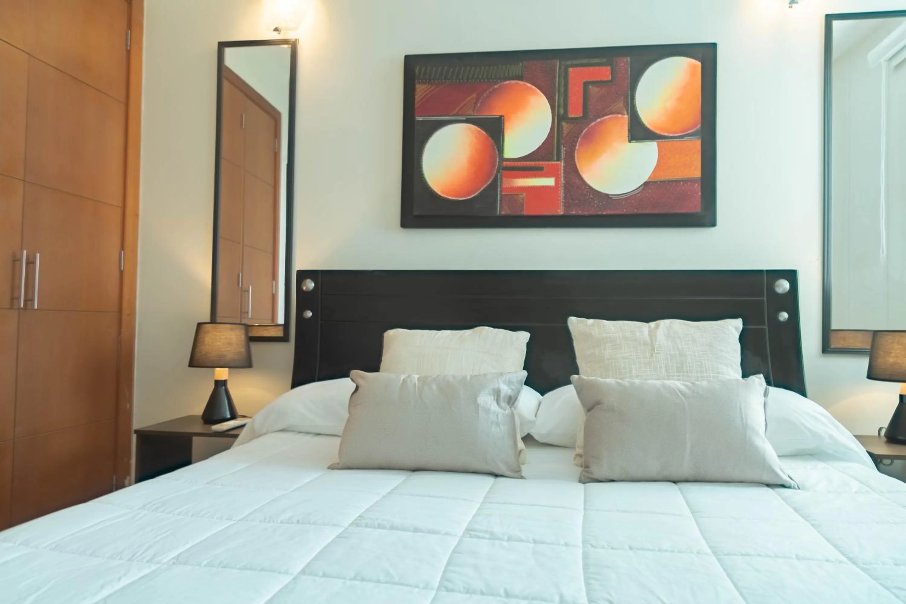 Bed in Apartamento Vista Mar 1707